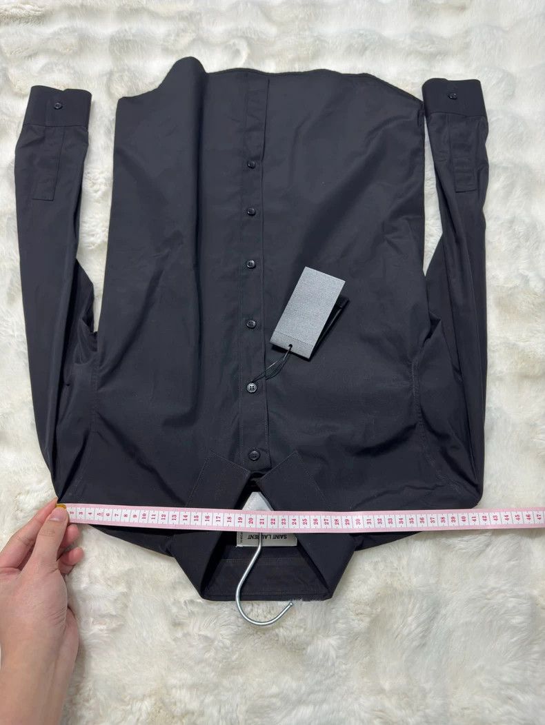Yves Saint Laurent saint laurentSolid black shirt 2503-Nextarrow Size XS / US 0-2 / IT 36-38 - 6 Thumbnail