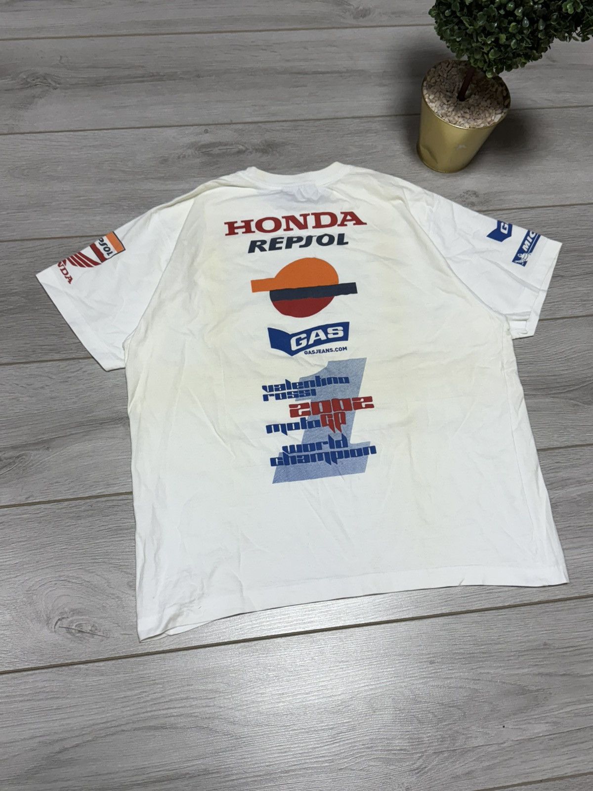 Honda Honda Repsol Gas 2002 vintage Valentino Rossi Size US M / EU 48-50 / 2 - 2 Thumbnail