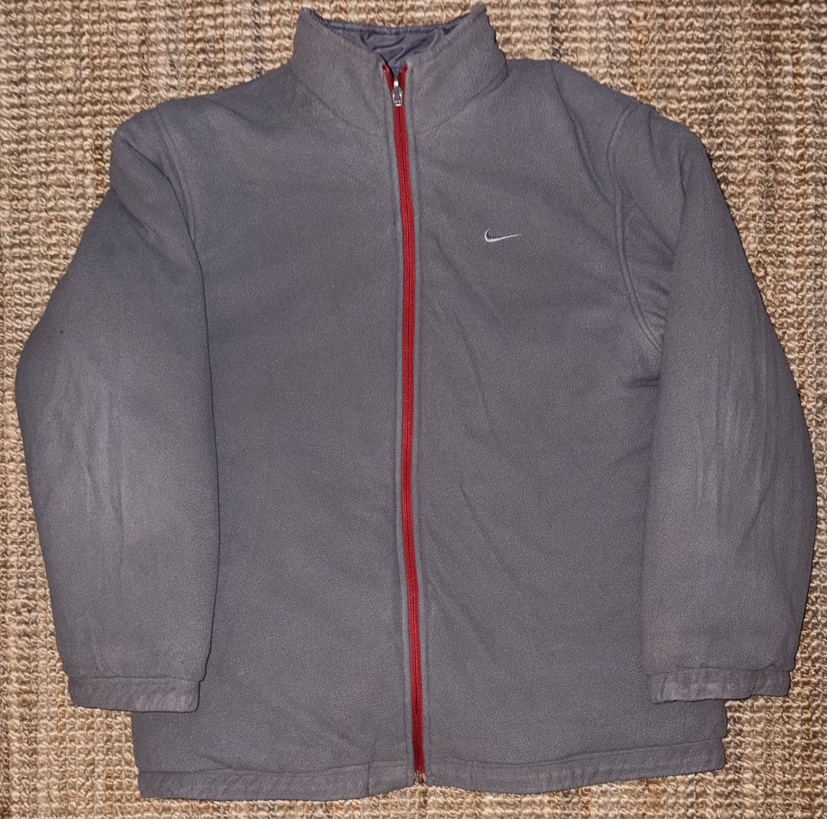 Nike Y2K Nike Reversible Puffer (Red Puffer/Grey Fleece) Size US XL / EU 56 / 4 - 3 Thumbnail