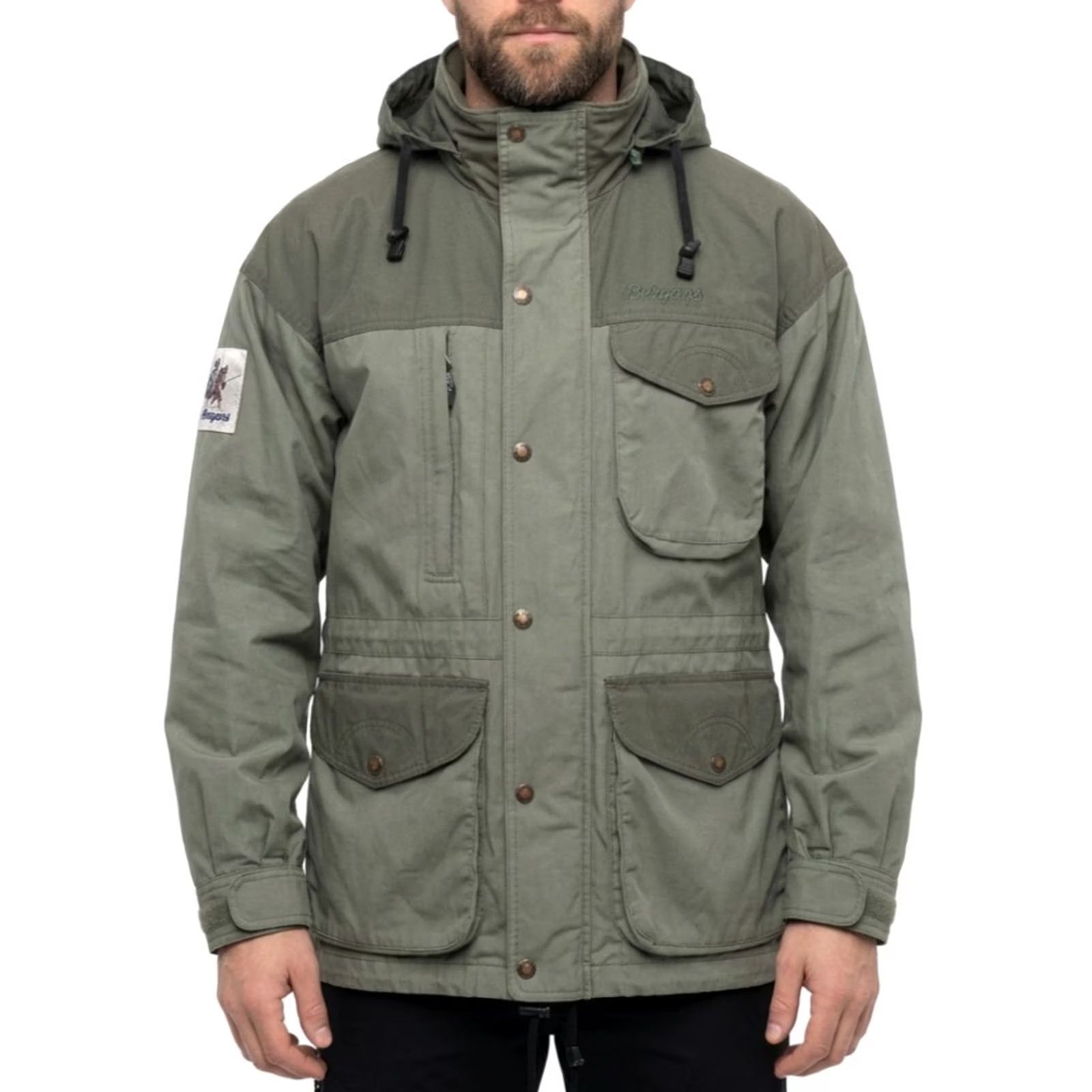 Vintage VINTAGE Bergans of Norway Jacket Men M Hooded Outdoor Hiking Trekking Size US M / EU 48-50 / 2 - 2 Thumbnail