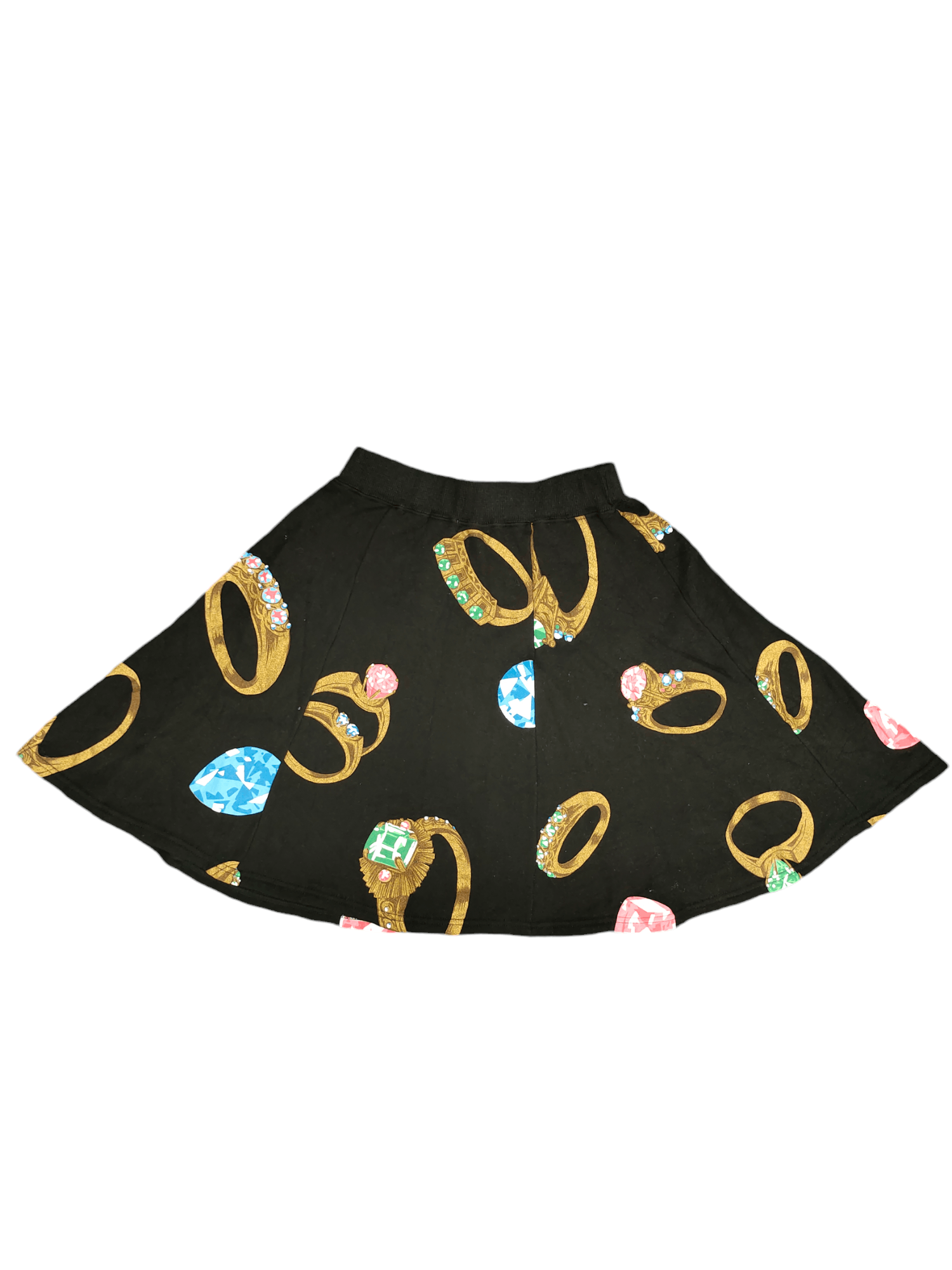 Issey Miyake Vintage 80s Iconic Issey Miyake Ring & Diamond Mini Skirt Size 30" / US 8 / IT 44 - 6 Thumbnail