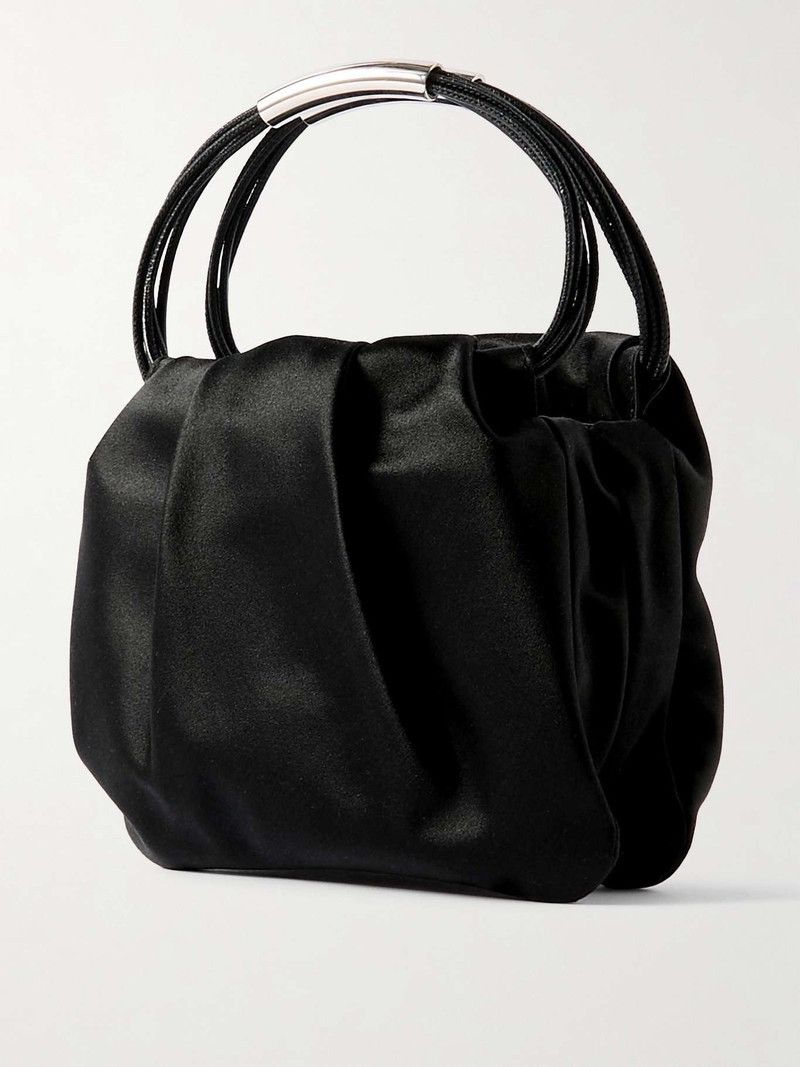 Yves Saint Laurent Saint Laurent Mini Pochon bag in black silk Size ONE SIZE - 6 Thumbnail