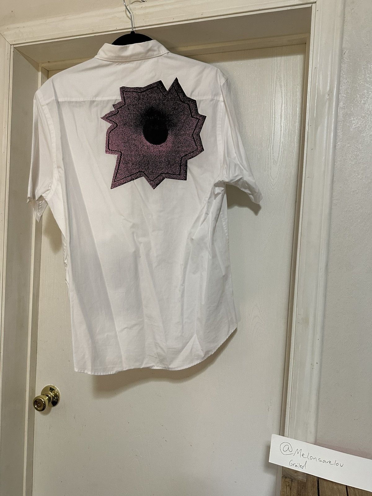 Supreme Nate Lowman S/S Shirt - White, Medium Size US M / EU 48-50 / 2 - 3 Thumbnail