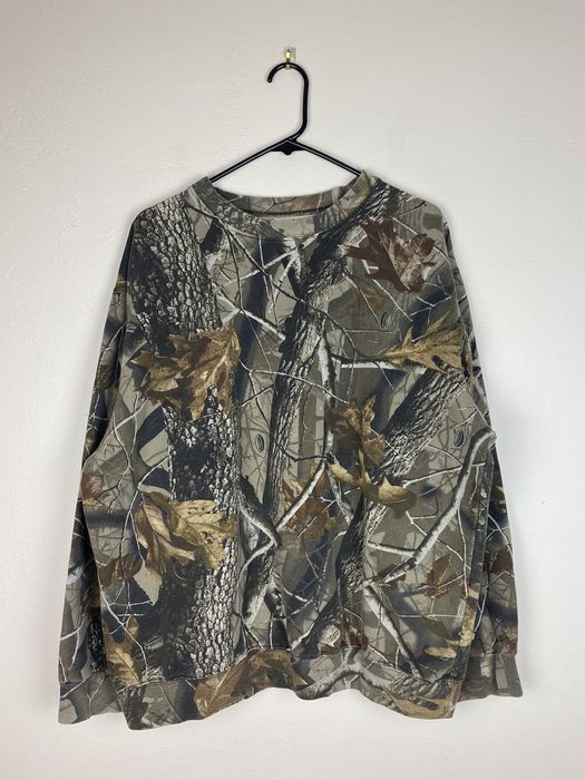 Vintage Camo Crew Neck Sweatshirt