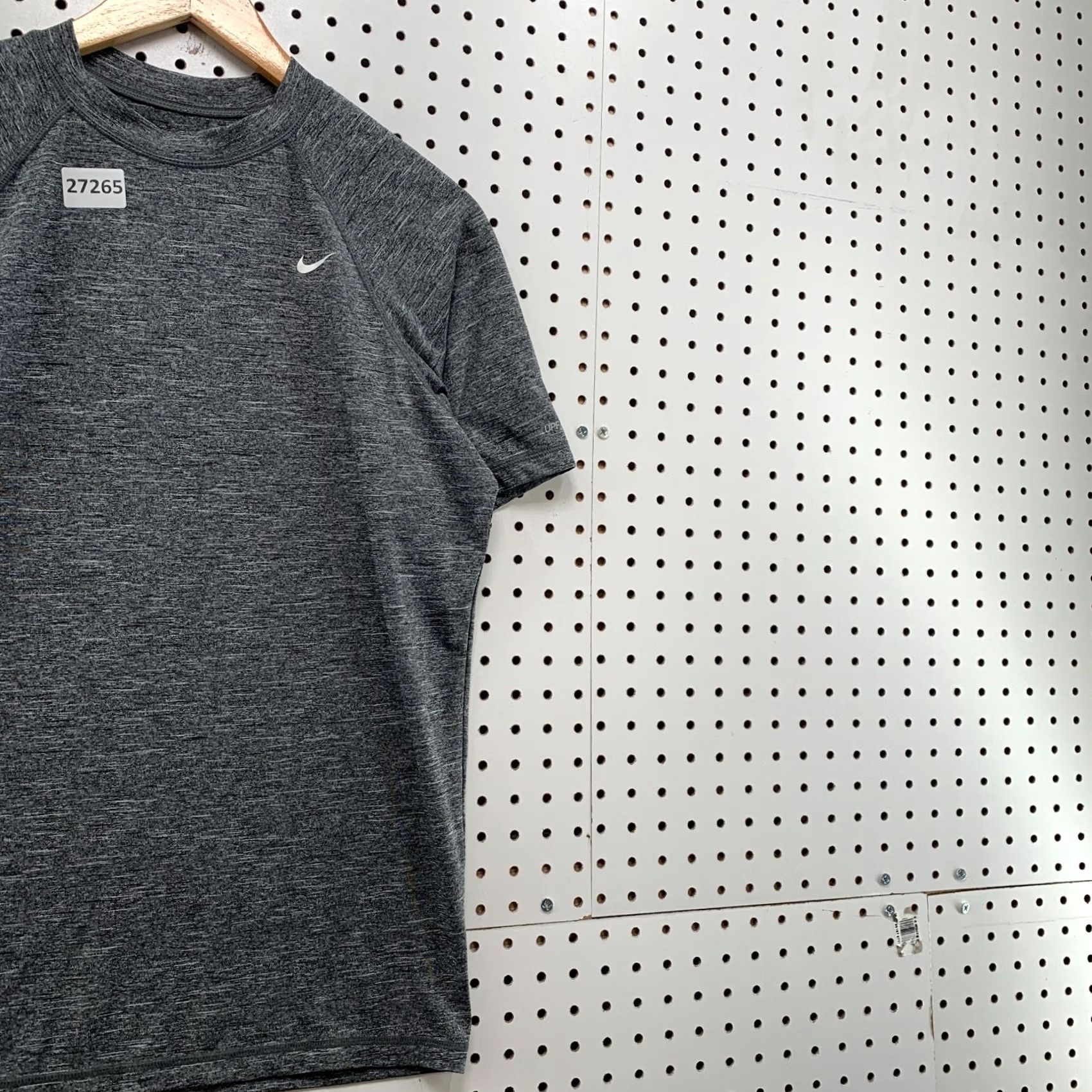 Nike Nike Dri Fit Active Shirt Gray Mens Small Workout Run Short Sleeve Size US S / EU 44-46 / 1 - 4 Thumbnail