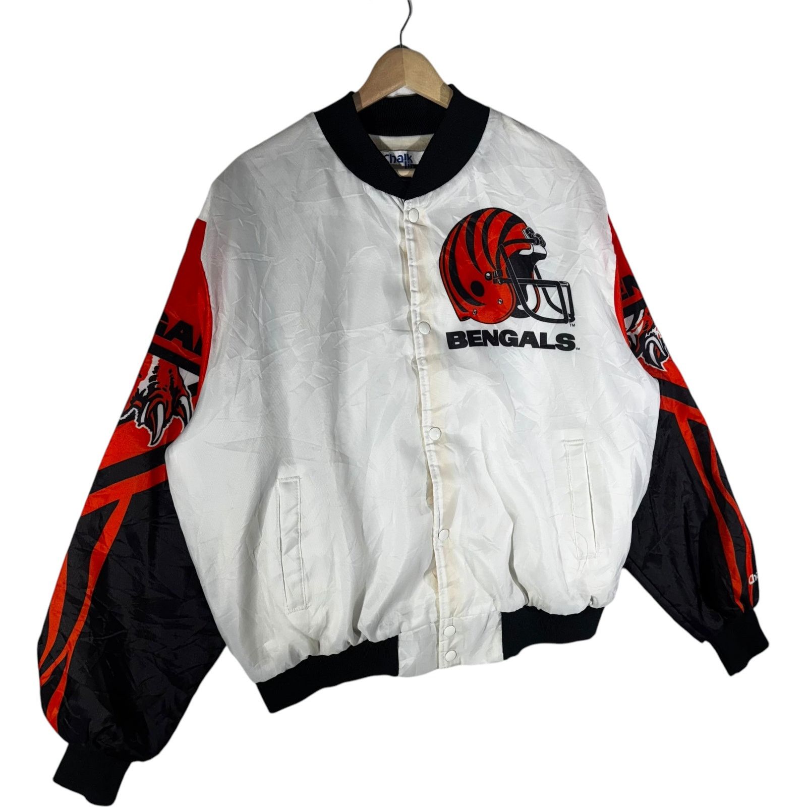 Chalk Line Vintage Chalk Line Cincinnati Bengals Fanimation NFL Jacket Size US XL / EU 56 / 4 - 4 Thumbnail