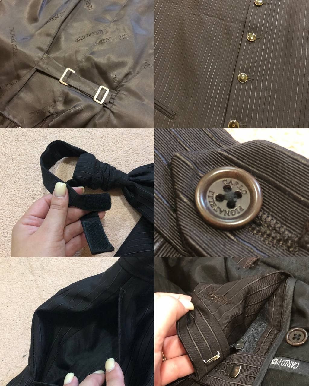 Carlo Pignatelli Luxury Carlo Pignatelli Classic Striped Suit Size 52R Size 52R - 20 Thumbnail