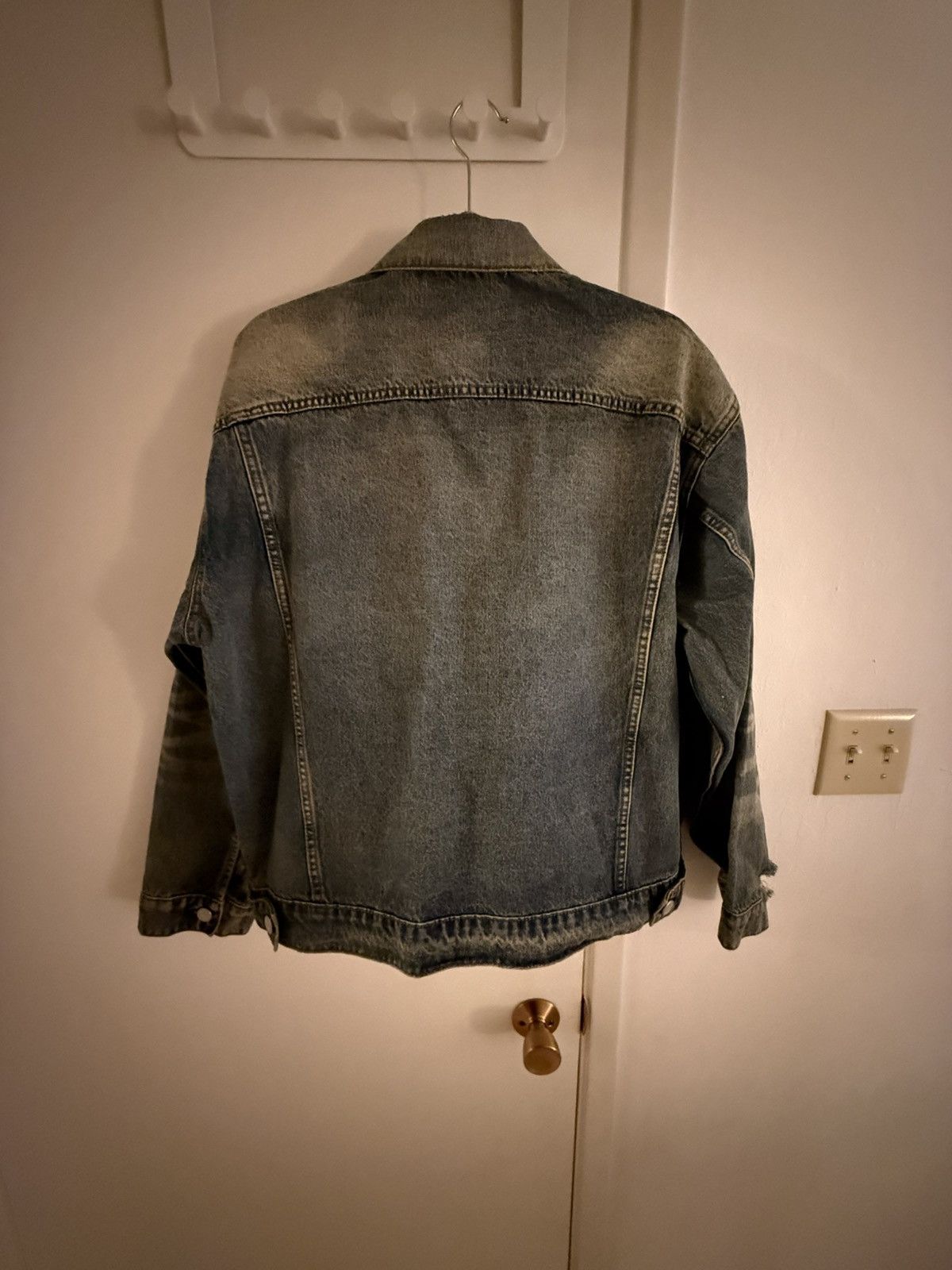 basketcase gallery Basketcase gallery distressed garage blue denim jacket Size US S / EU 44-46 / 1 - 3 Thumbnail