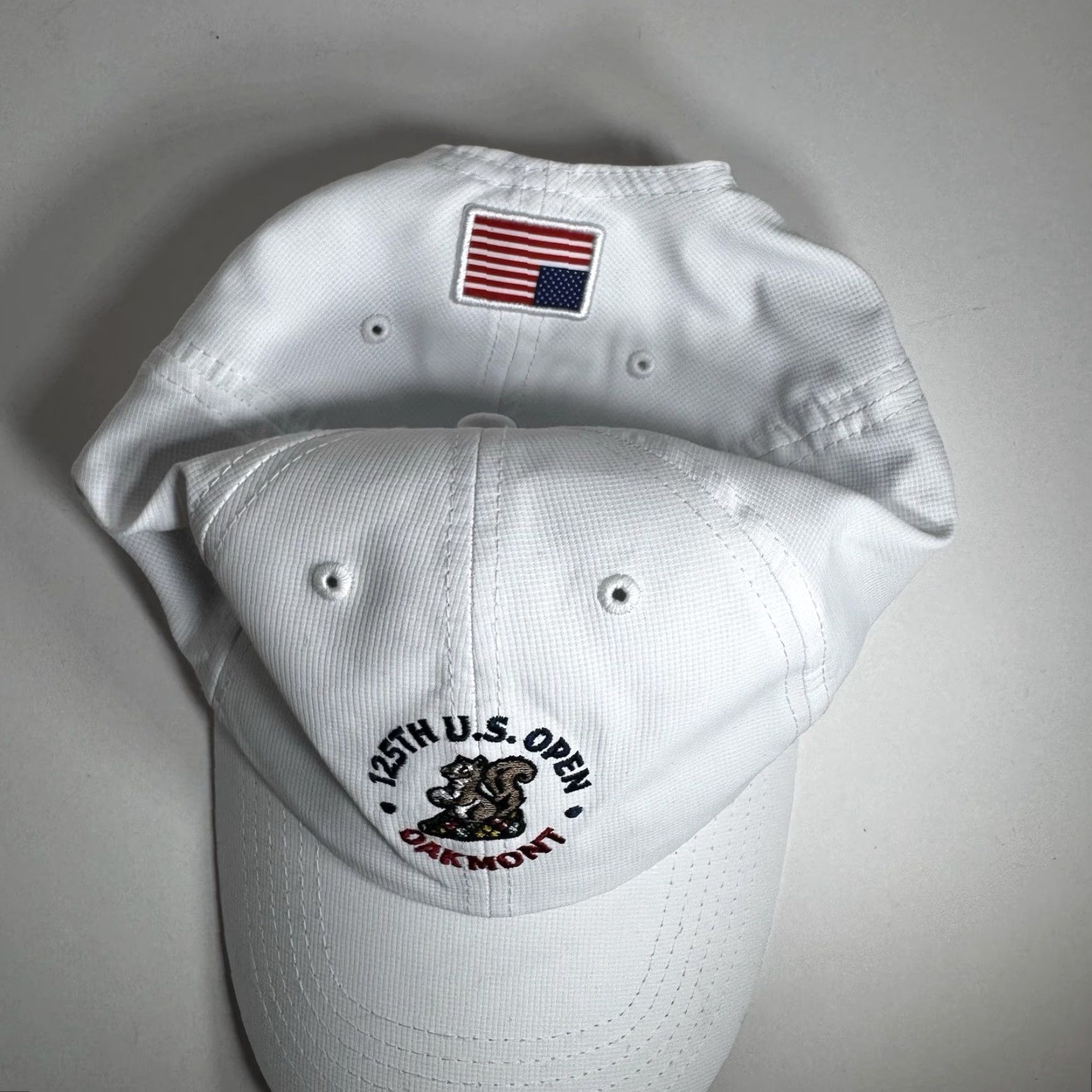 Vintage Ahead 125th U.S. Open Oakmont Country Club Hat Adjustable Strap White Imperial Golf Hat Unisex Adults One Size Size ONE SIZE - 5 Thumbnail