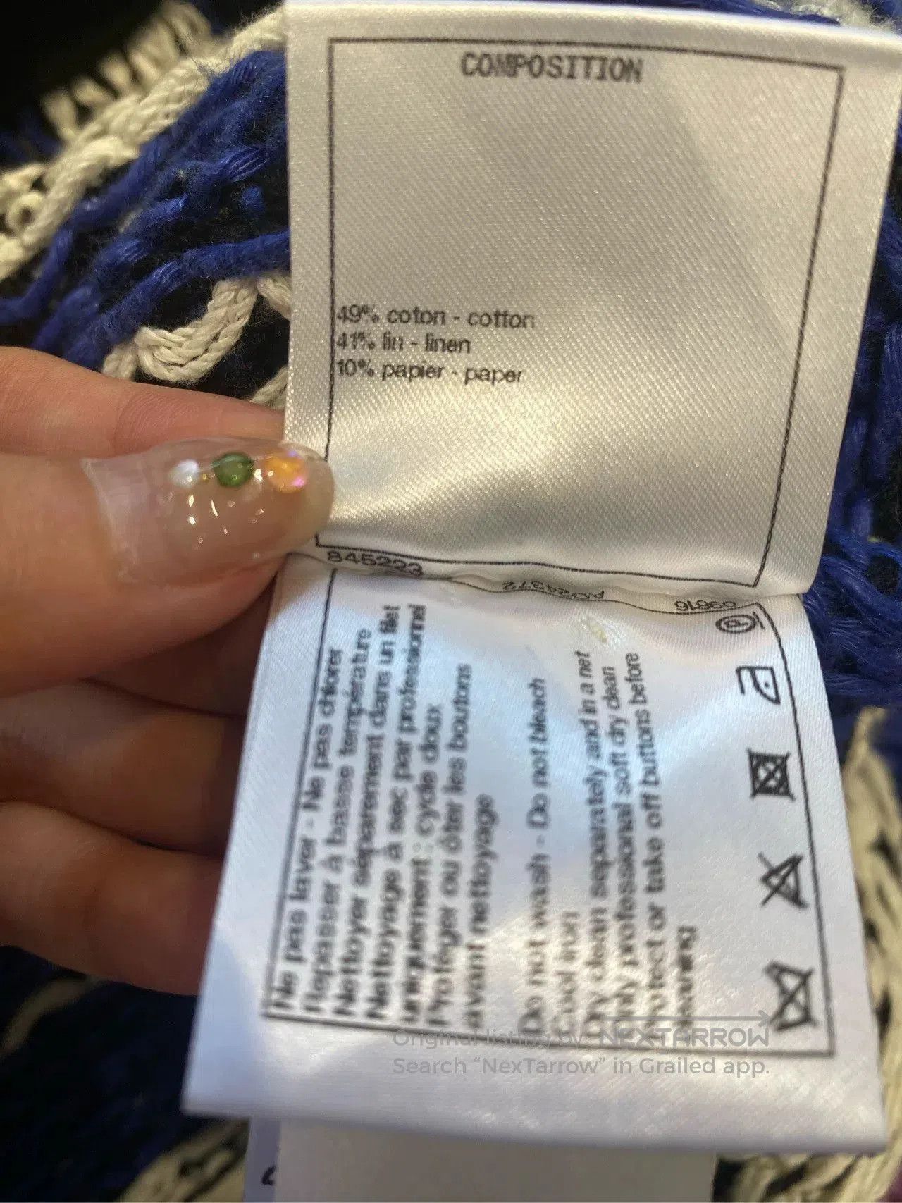 Chanel Chanel 21C Striped Knit Cardigan. Size US XL / EU 56 / 4 - 6 Thumbnail