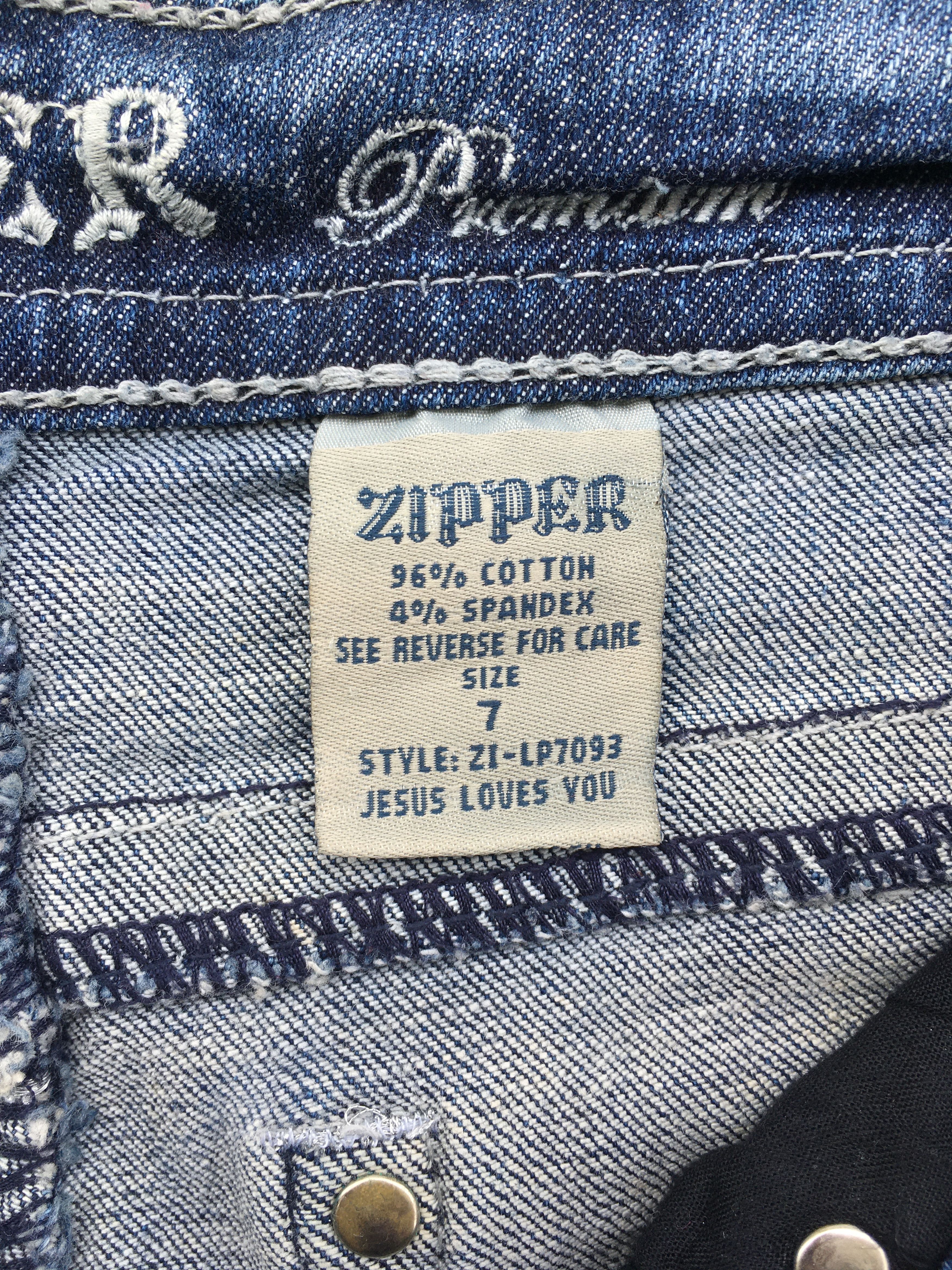 Designer × Jean Cross Embellished Bootcut Jeans D-985 Size 26" / US 2 / IT 38 - 11 Thumbnail