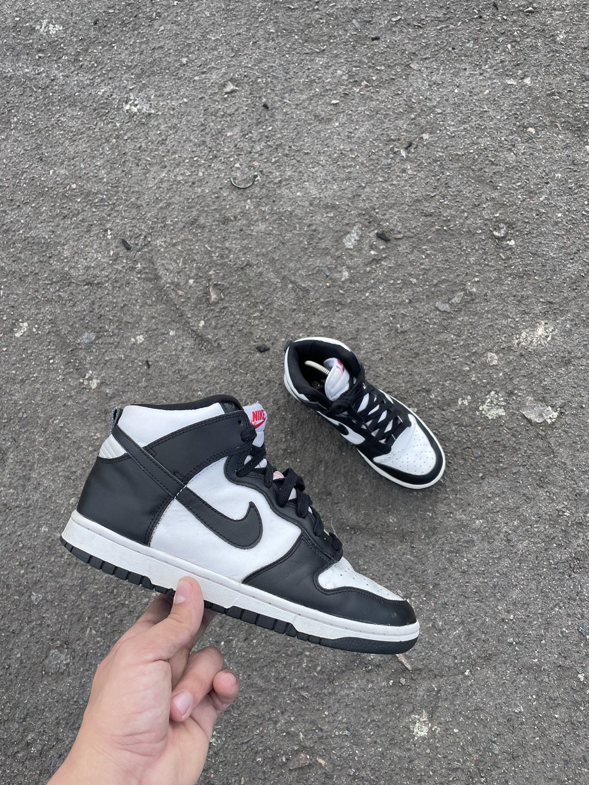 Nike Nike dunk panda hi Size US 7.5 / EU 40-41 - 1 Thumbnail