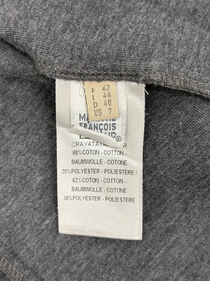 Marithe + Francois Girbaud 2000s Marithé + François Girbaud Grey Asymmetrical Blazer Jacket Size M / US 6-8 / IT 42-44 - 10 Thumbnail