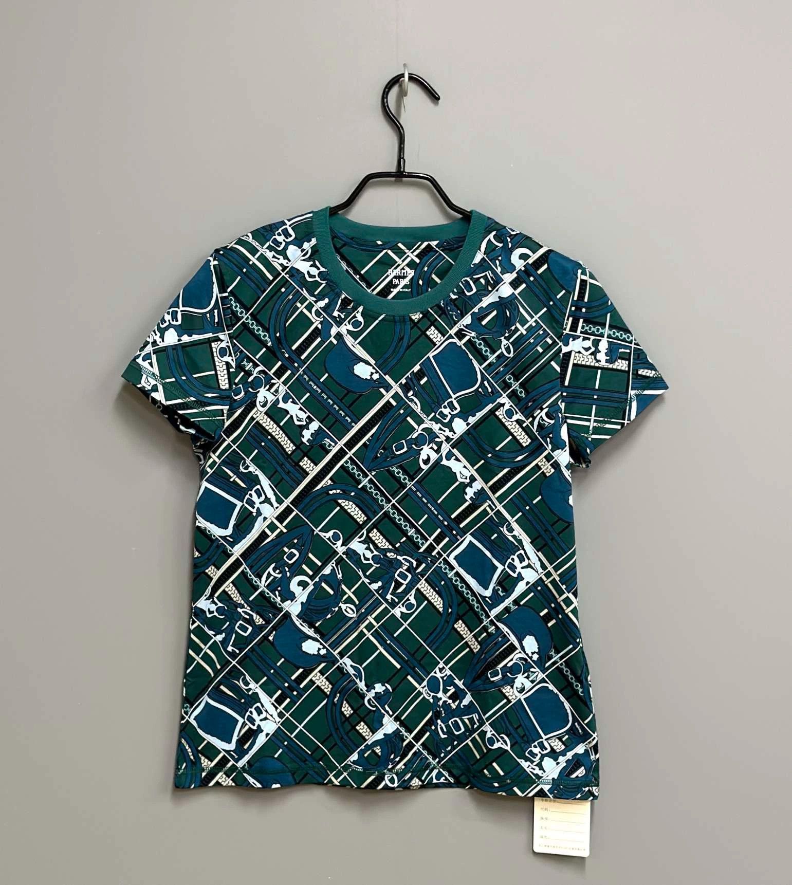 Hermes FW23 Hermes Chain Print Short Sleeve - dmc Size US S / EU 44-46 / 1 - 1 Thumbnail