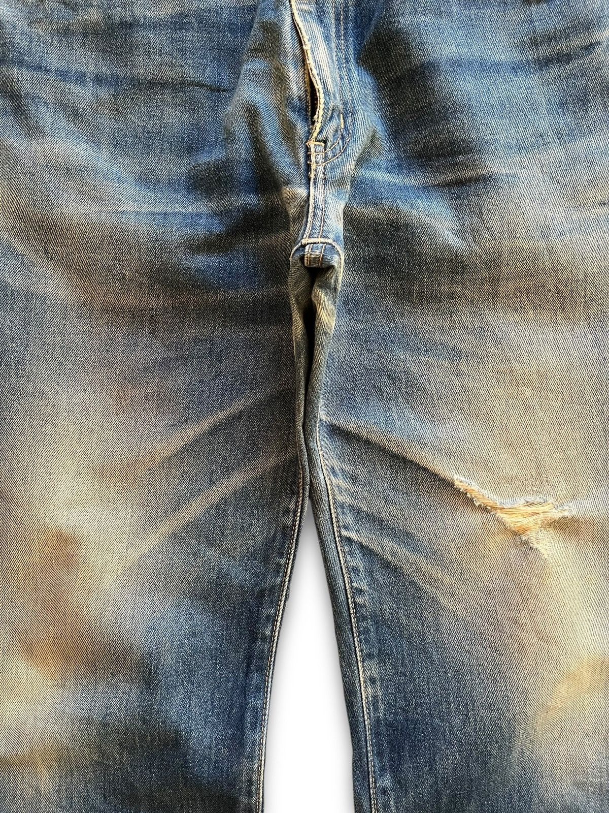 Edwin Vintage Edwin Japan Distressed Baggy Blue Denim Jeans 32x28 Size US 32 / EU 48 - 5 Thumbnail