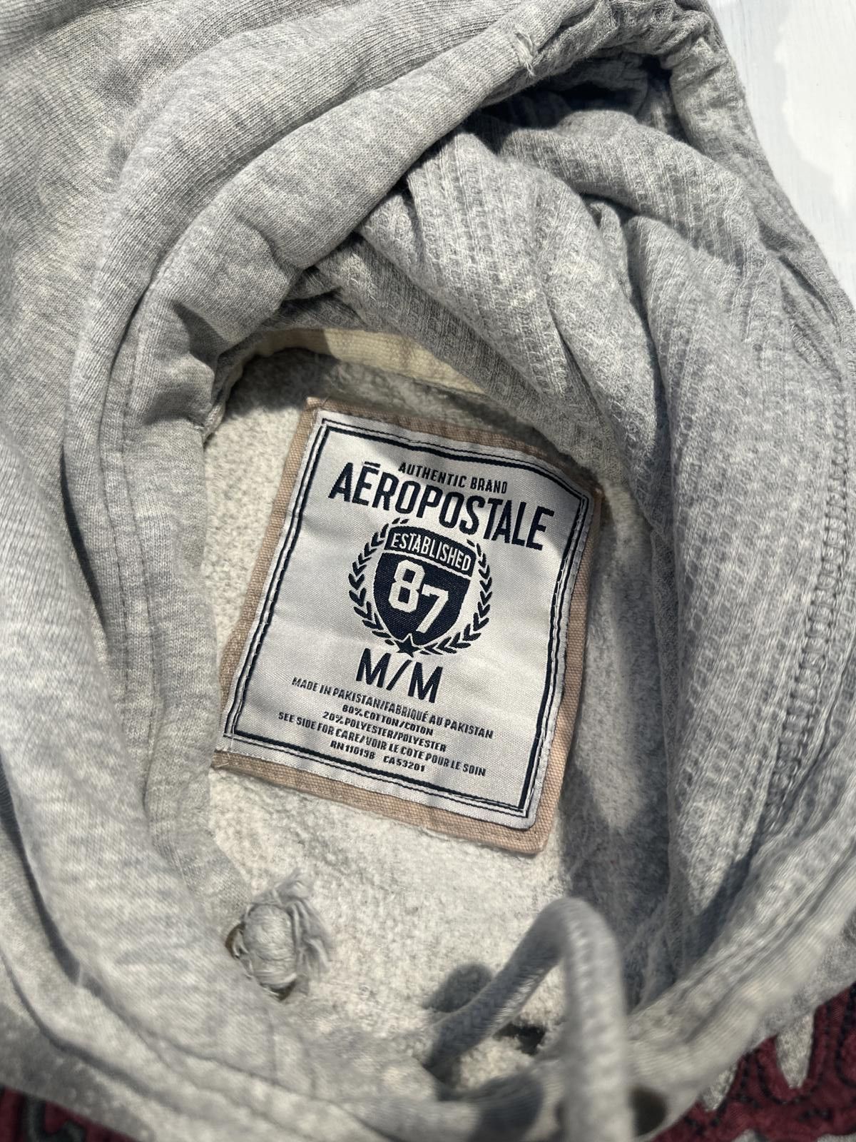 Aeropostale Aeropostale Women's Grey Medium Pullover Hoodie Size M / US 6-8 / IT 42-44 - 3 Thumbnail