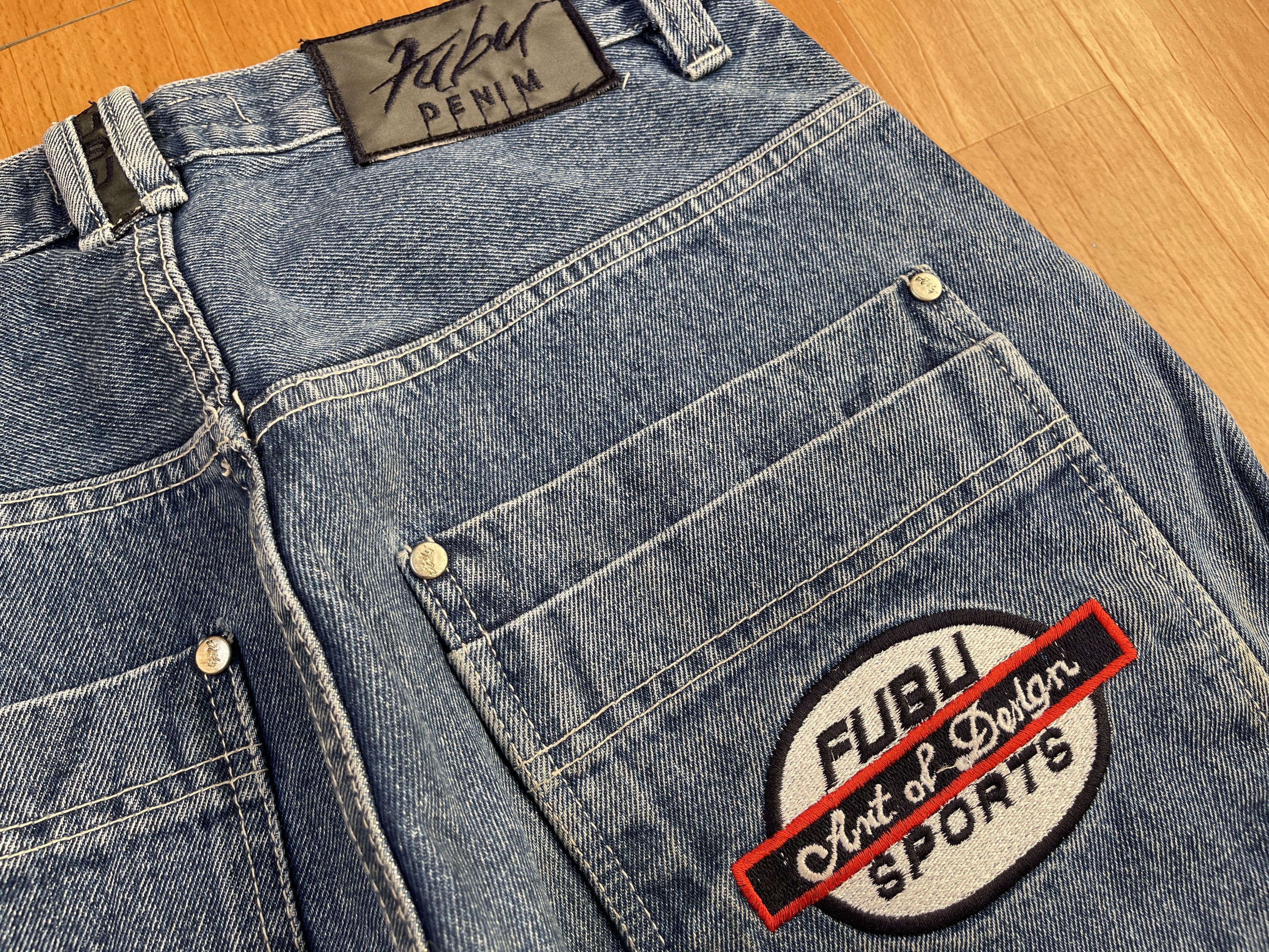 Fubu FUBU jeans, vintage baggy jeans, 90s hip hop skater Y2K 32 Size US 32 / EU 48 - 7 Thumbnail