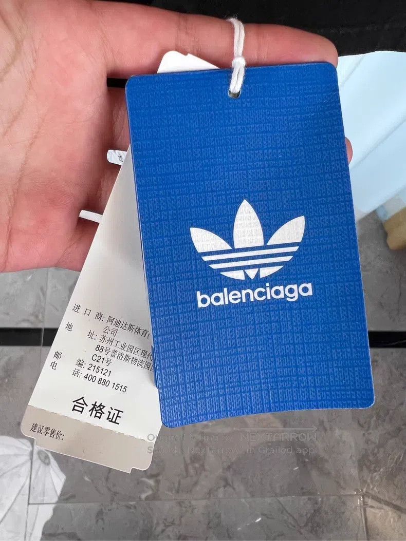 Balenciaga Balenciaga Adidas Three Leaf Clover Black and Red Patchwor Size US XXS / EU 40 - 5 Thumbnail