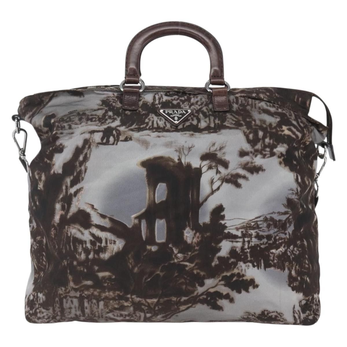 Prada Prada Convertible Tote Printed Tessuto Size ONE SIZE - 1 Thumbnail
