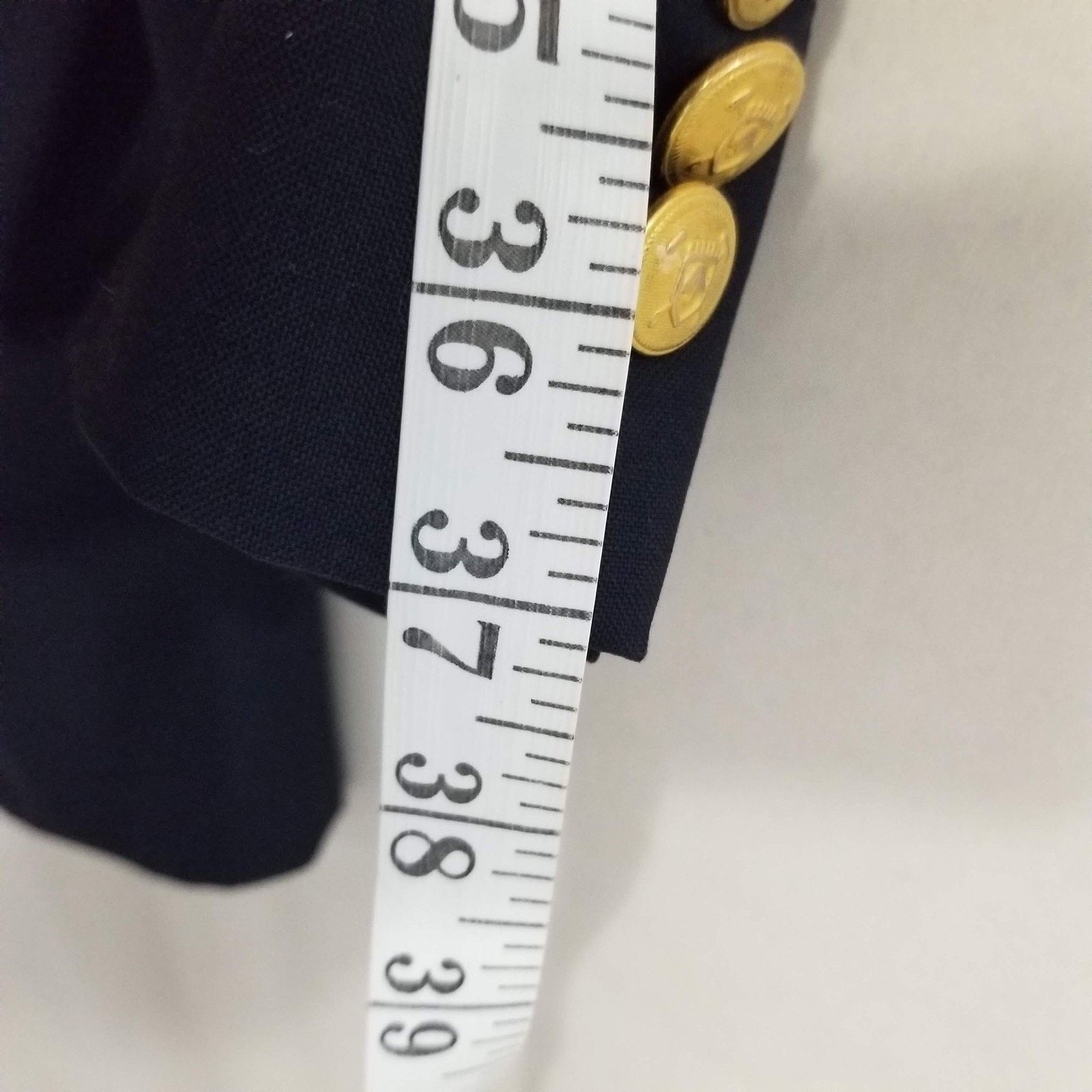Lauren Ralph Lauren Lauren Ralph Lauren Blazer Mens 43R Navy Wool Sport Coat Size 42R - 13 Thumbnail