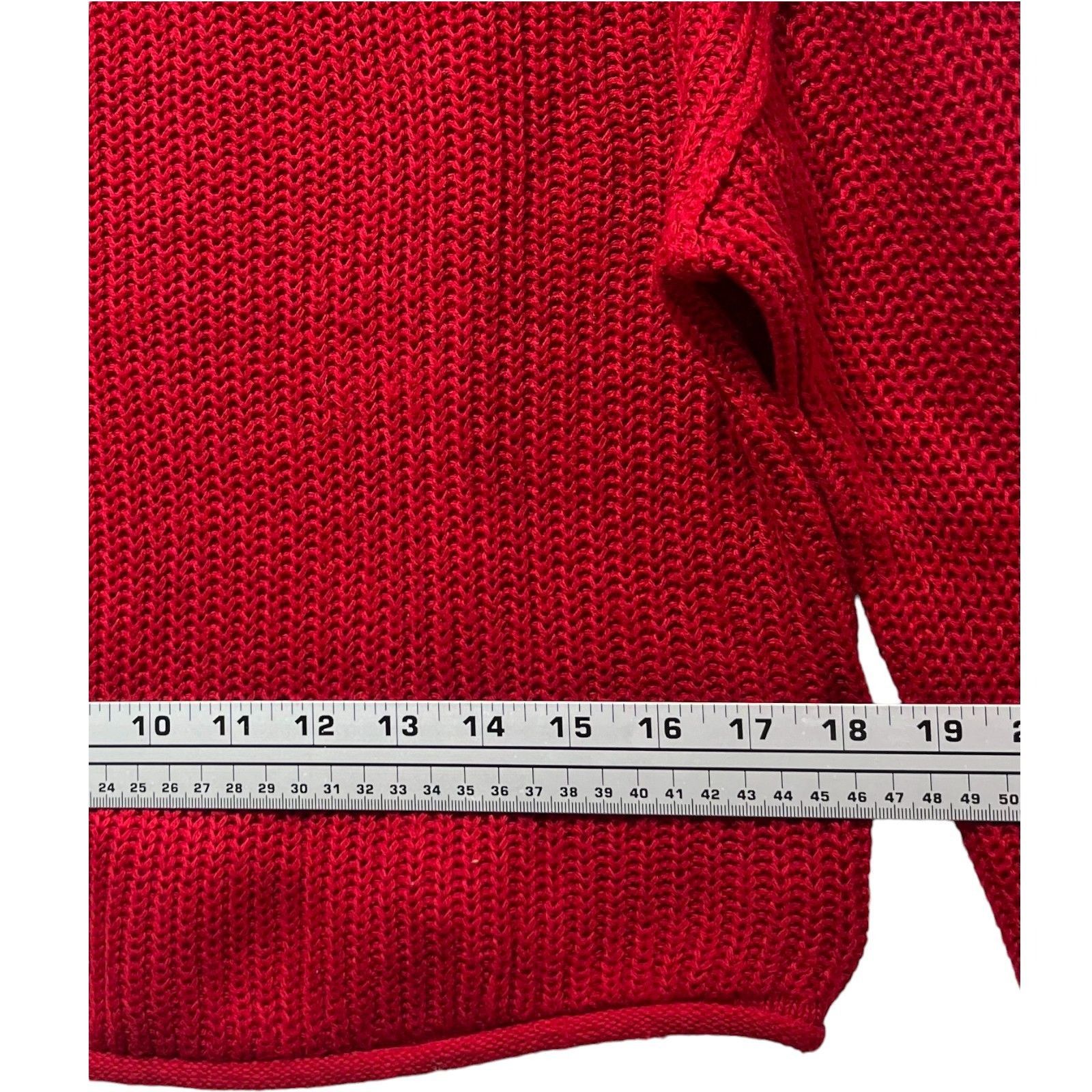 Other Wild Fable - Women's Cropped Long Sleeve Sweater - Red - Ext Size XS / US 0-2 / IT 36-38 - 4 Thumbnail