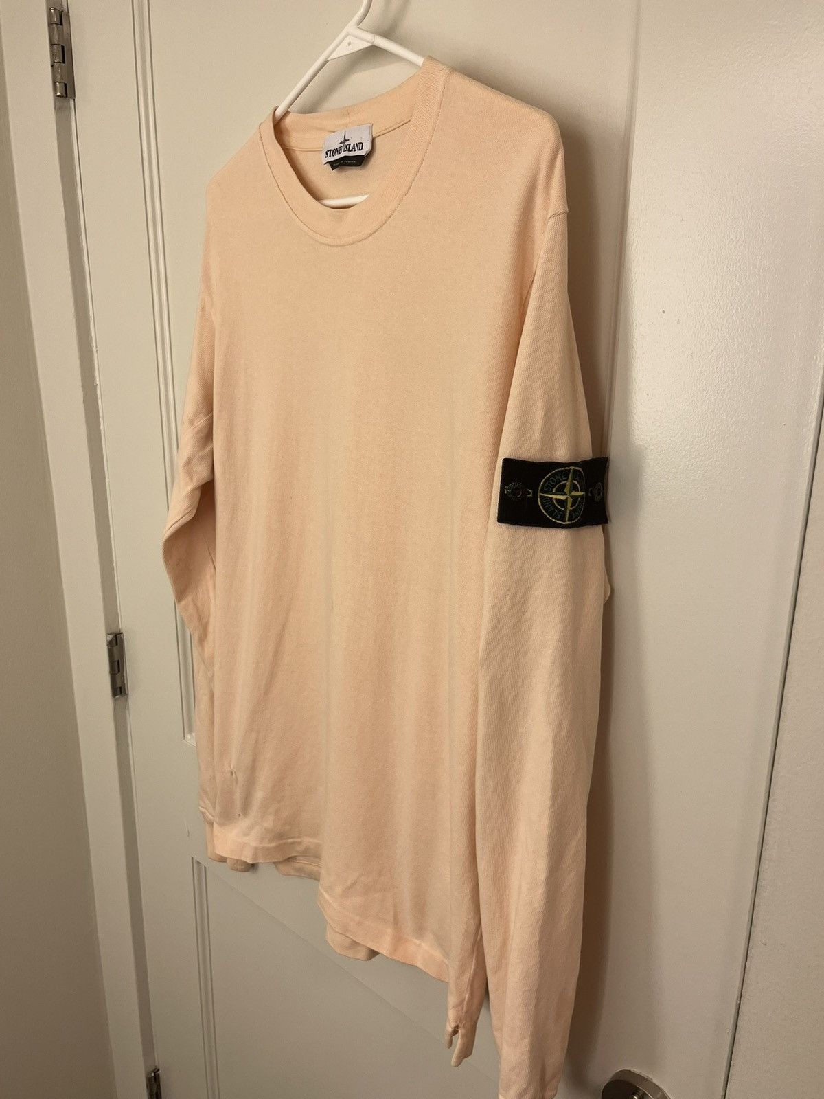 Stone Island STONE ISLAND Peach Long Sleeve Crewneck Sweater Men's Large Size US L / EU 52-54 / 3 - 2 Thumbnail