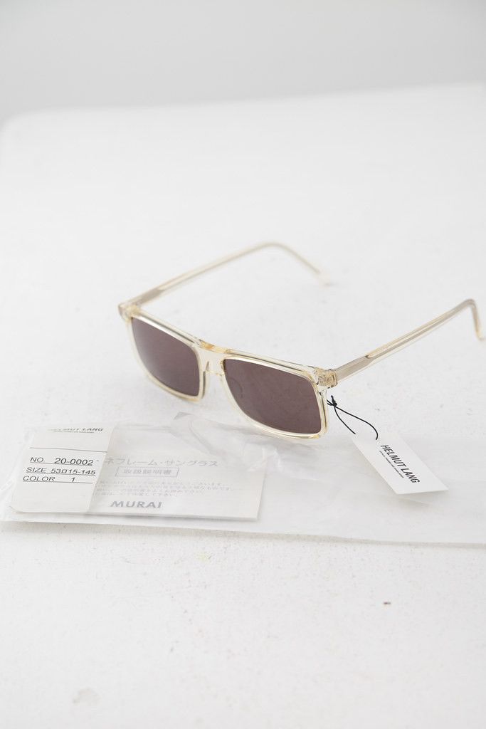 Helmut Lang Vintage yellow transparent sunglasses Size ONE SIZE - 9 Thumbnail