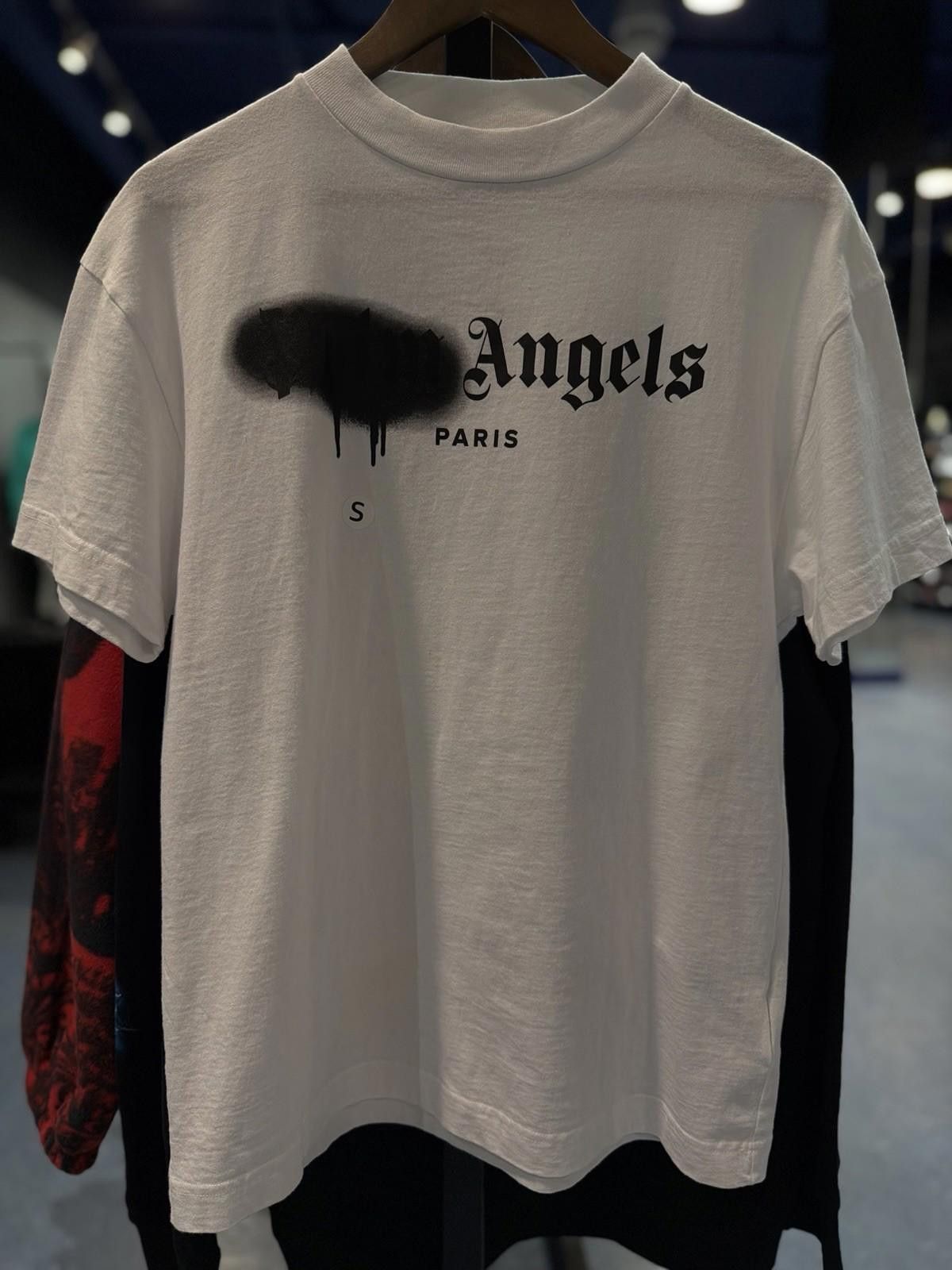 Palm Angels Size Small - Palm Angels Logo Crew T-Shirt ' White' Size US S / EU 44-46 / 1 - 4 Thumbnail