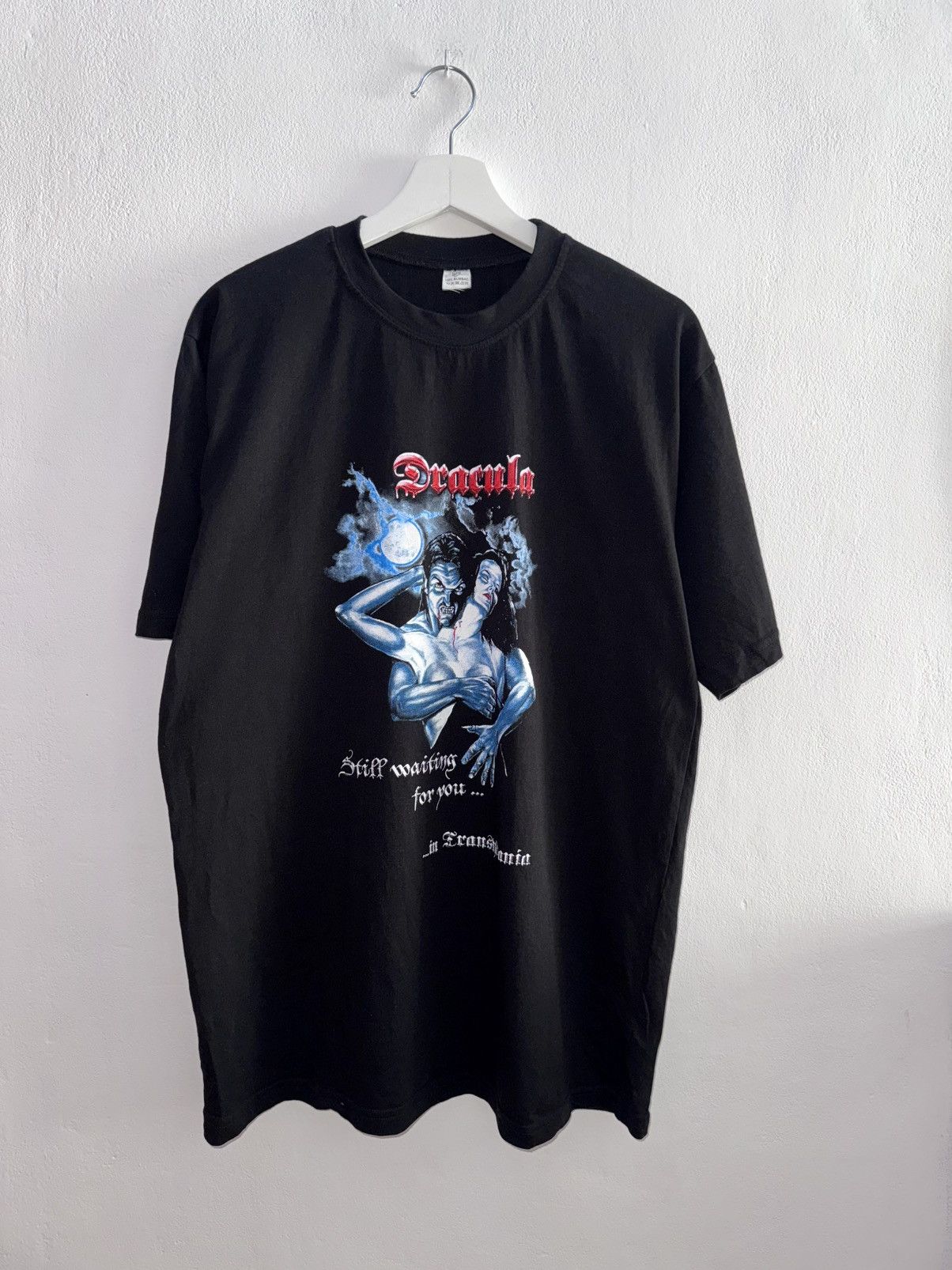 Vintage Vintage 90s Dracula T-Shirt | Gothic Horror | Oversized Size US XXL / EU 58 / 5 - 2 Thumbnail