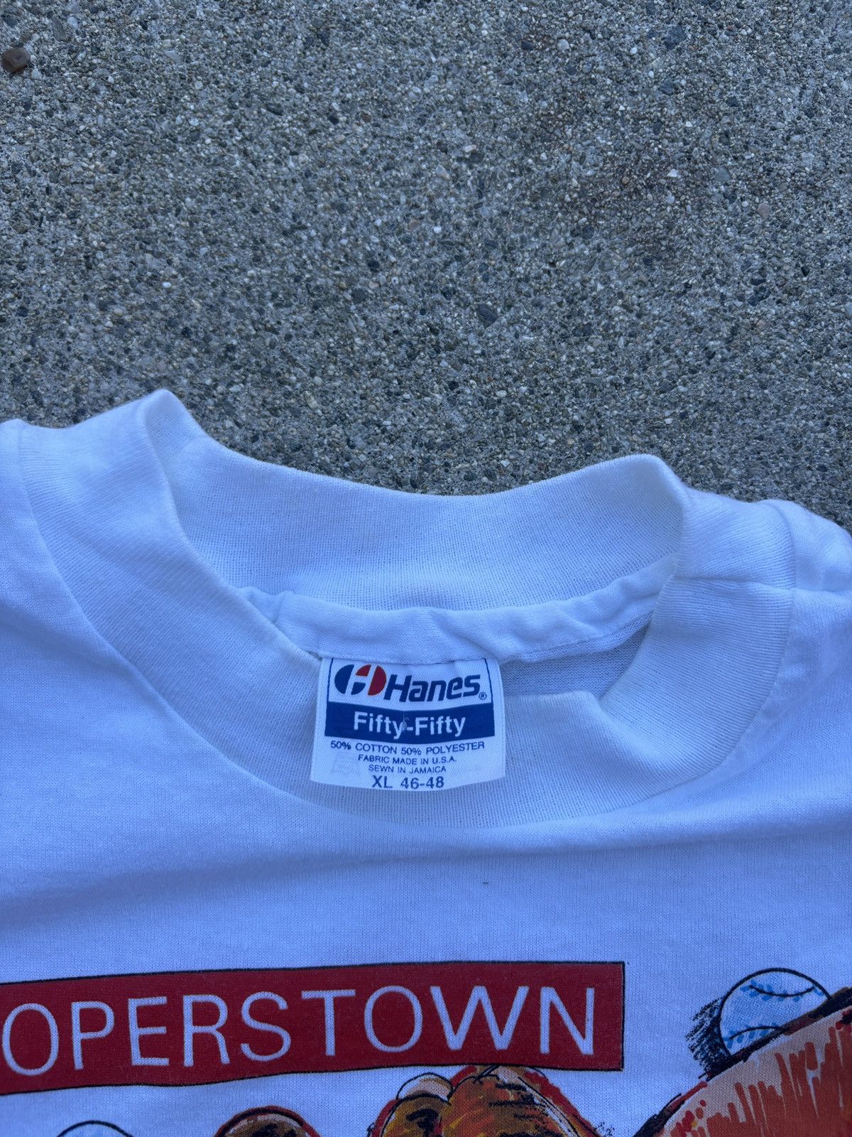 Cooperstown Collection 1990 Hanes Cooperstown Baseball Hall of Fame T-Shirt Size XL Size US XL / EU 56 / 4 - 3 Thumbnail