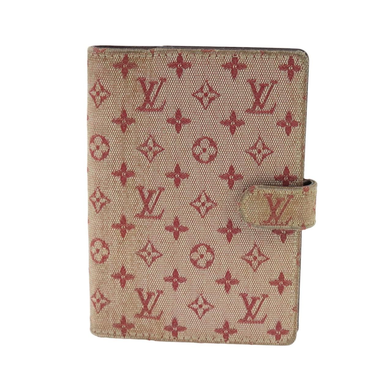 Louis Vuitton Agenda Pm Red Canvas Wallet (Pre-Owned) Size ONE SIZE - 1 Thumbnail