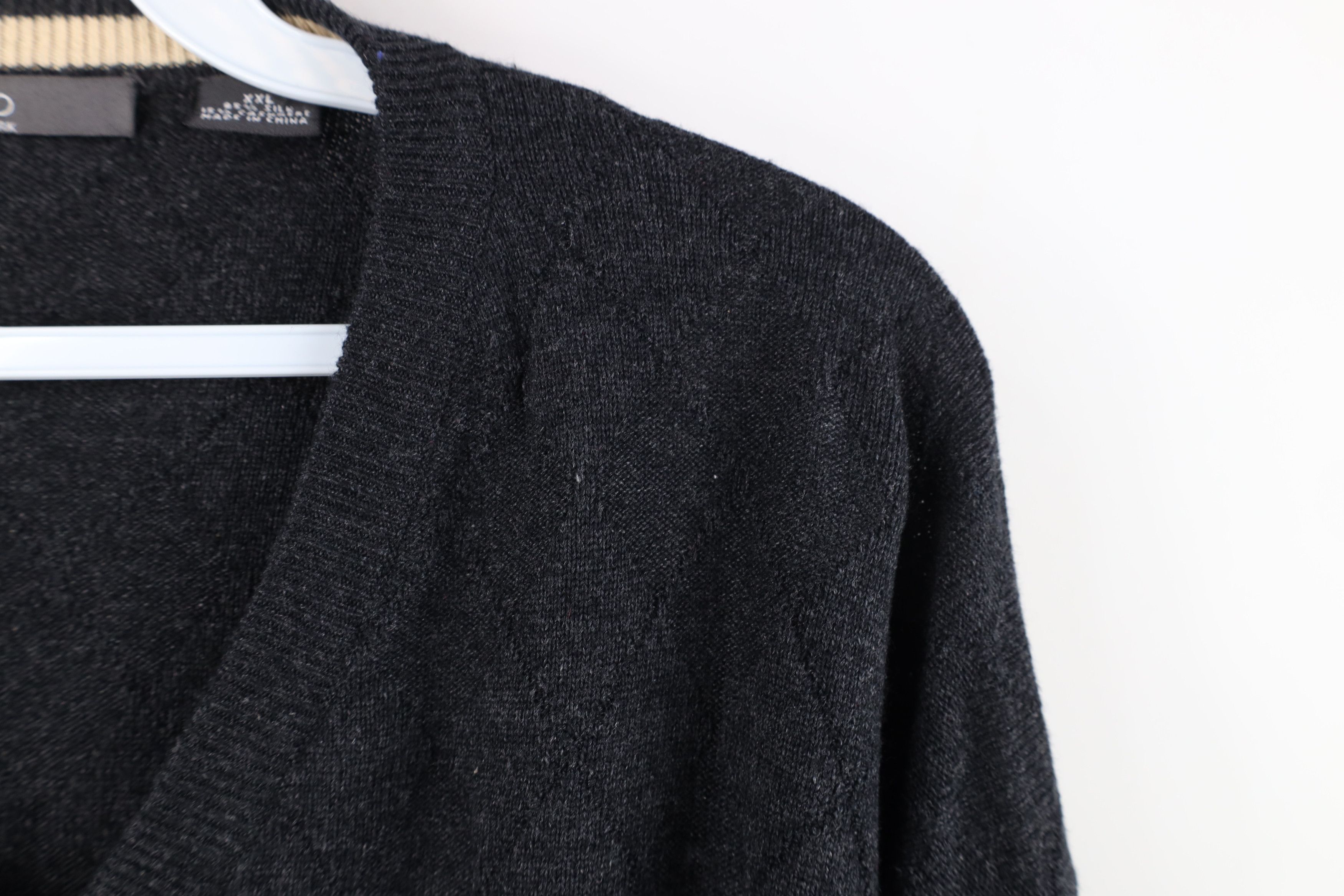 Vintage Vintage Y2K Streetwear Blend Knit Argyle Diamond Sweater Size US XXL / EU 58 / 5 - 5 Thumbnail