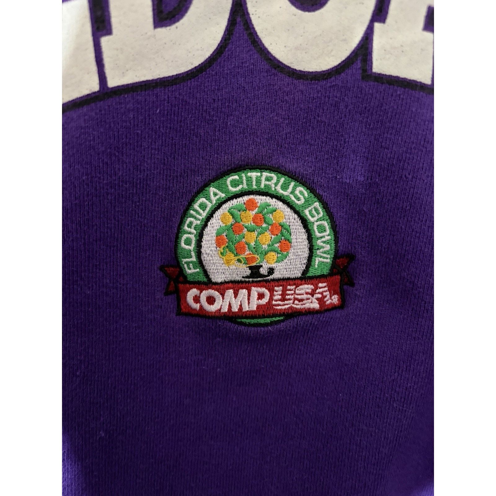 Fruit Of The Loom Vtg Northwestern Wildcats CompUSA CitrusBowl Sweatshirt Sz L Size US L / EU 52-54 / 3 - 2 Thumbnail