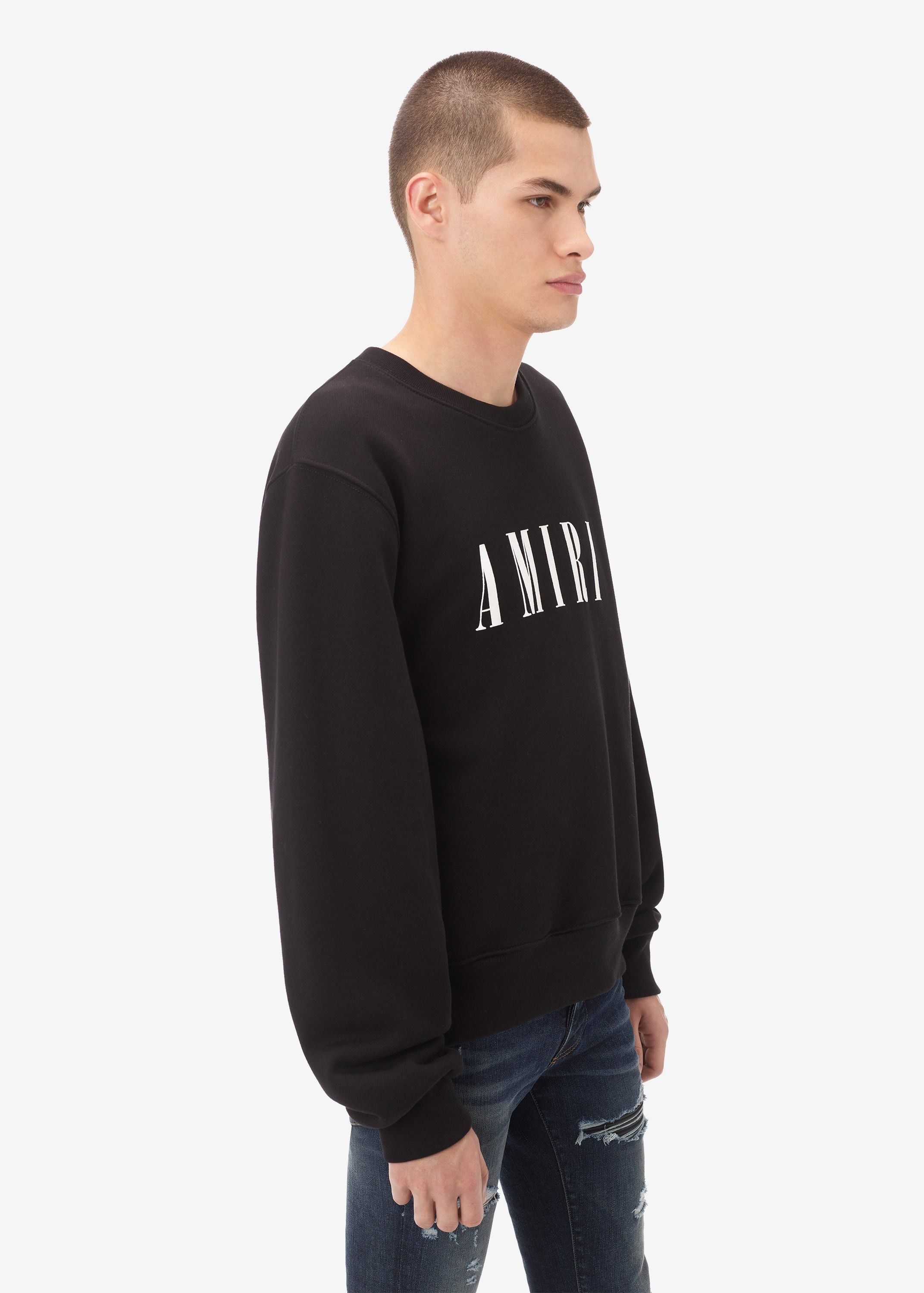 Amiri o1w1db11224 Core Logo Sweatshirt in Black Size US S / EU 44-46 / 1 - 3 Thumbnail