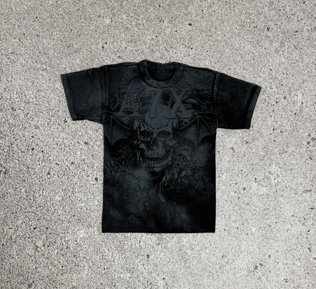Band Tees × Vintage Vintage 2010 Avenged Sevenfold Nightmare All Over Print Tee Size US L / EU 52-54 / 3 - 6 Thumbnail