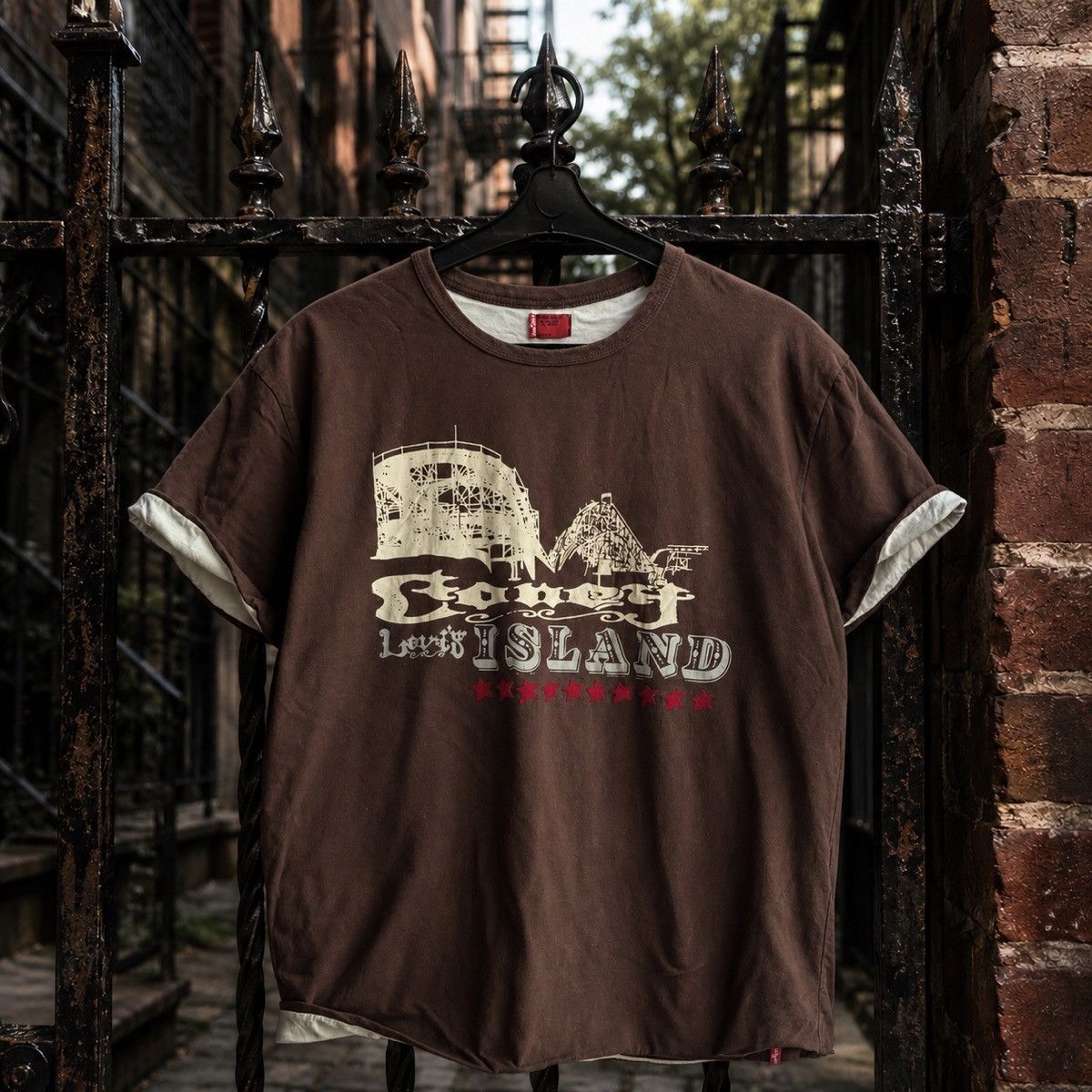 LVC VTG 90'S Levi’s Red Tab Reversible Double Face T-Shirt Size US XL / EU 56 / 4 - 1 Thumbnail