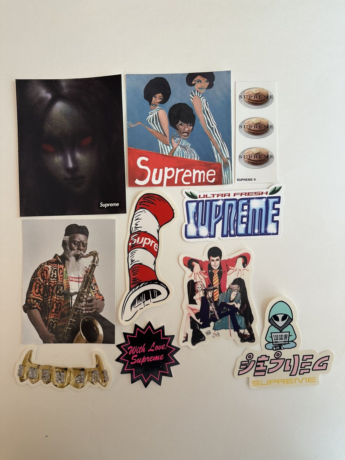 Supreme Supreme Rotary Hero Sticker Bricks Stool/ Side Table | Grailed