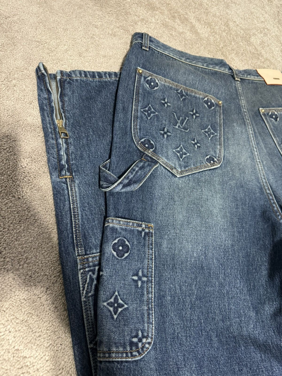 Louis Vuitton Louis Vuitton x Virgil Abloh Carpenter Jeans Size US 36 / EU 52 - 5 Thumbnail