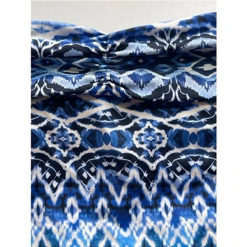 Other La Blanca Ikat Shirred Band Bikini Size 14 NWT Size ONE SIZE - 5 Thumbnail