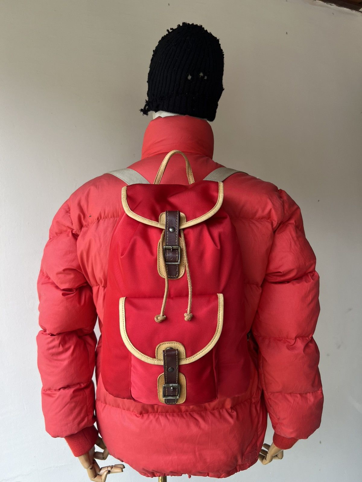 Porter Vintage Porter by Yoshida Red Nylon Leather Backpack Bag Size ONE SIZE - 3 Thumbnail
