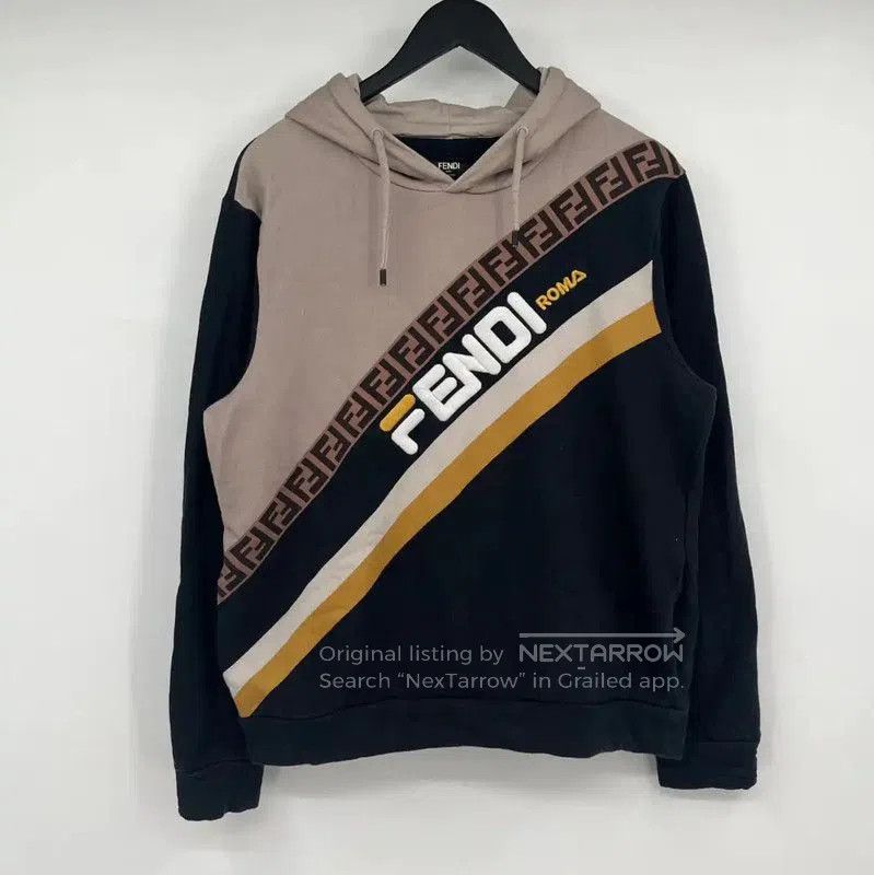 Other Fendi Colorblock Cotton Hooded Sweatshirt for Men . Size US M / EU 48-50 / 2 - 1 Thumbnail