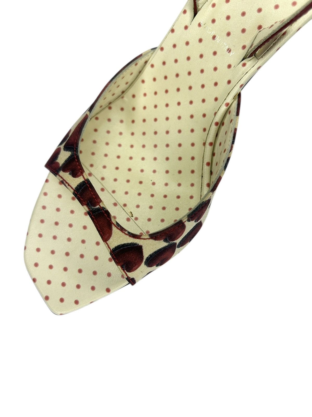 Prada S/S 00 Heart Print Heels Size US 6.5 / IT 36.5 - 7 Thumbnail