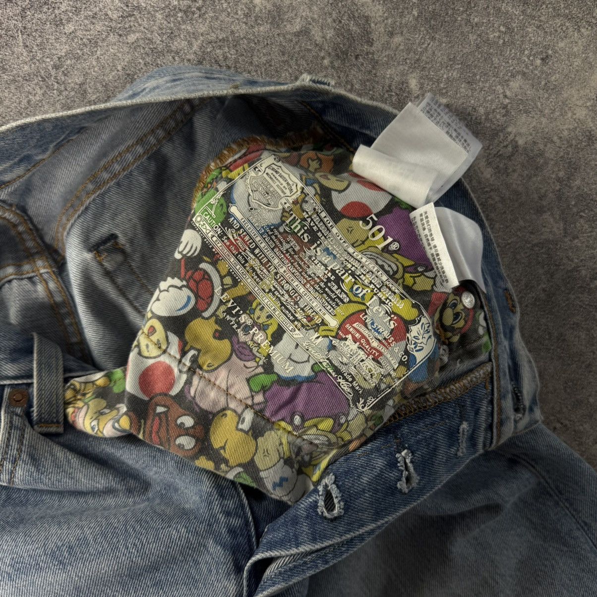 Levi's Levi’s 501 Mario Denim Jeans / Vintage 90s Rare Size 28" / US 6 / IT 42 - 13 Thumbnail