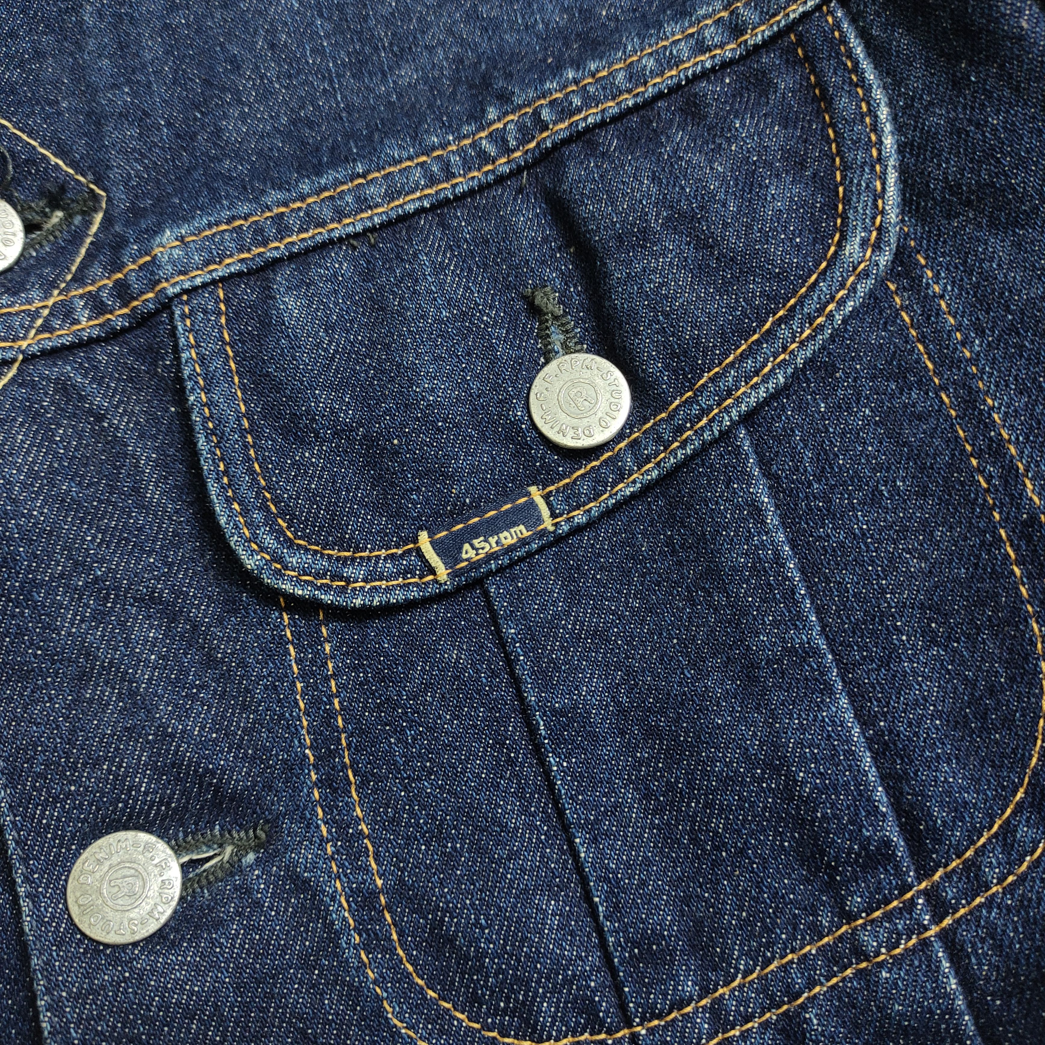 45rpm × Japanese Brand 45rpm Denim Jacket Japanese brand Size US L / EU 52-54 / 3 - 6 Thumbnail
