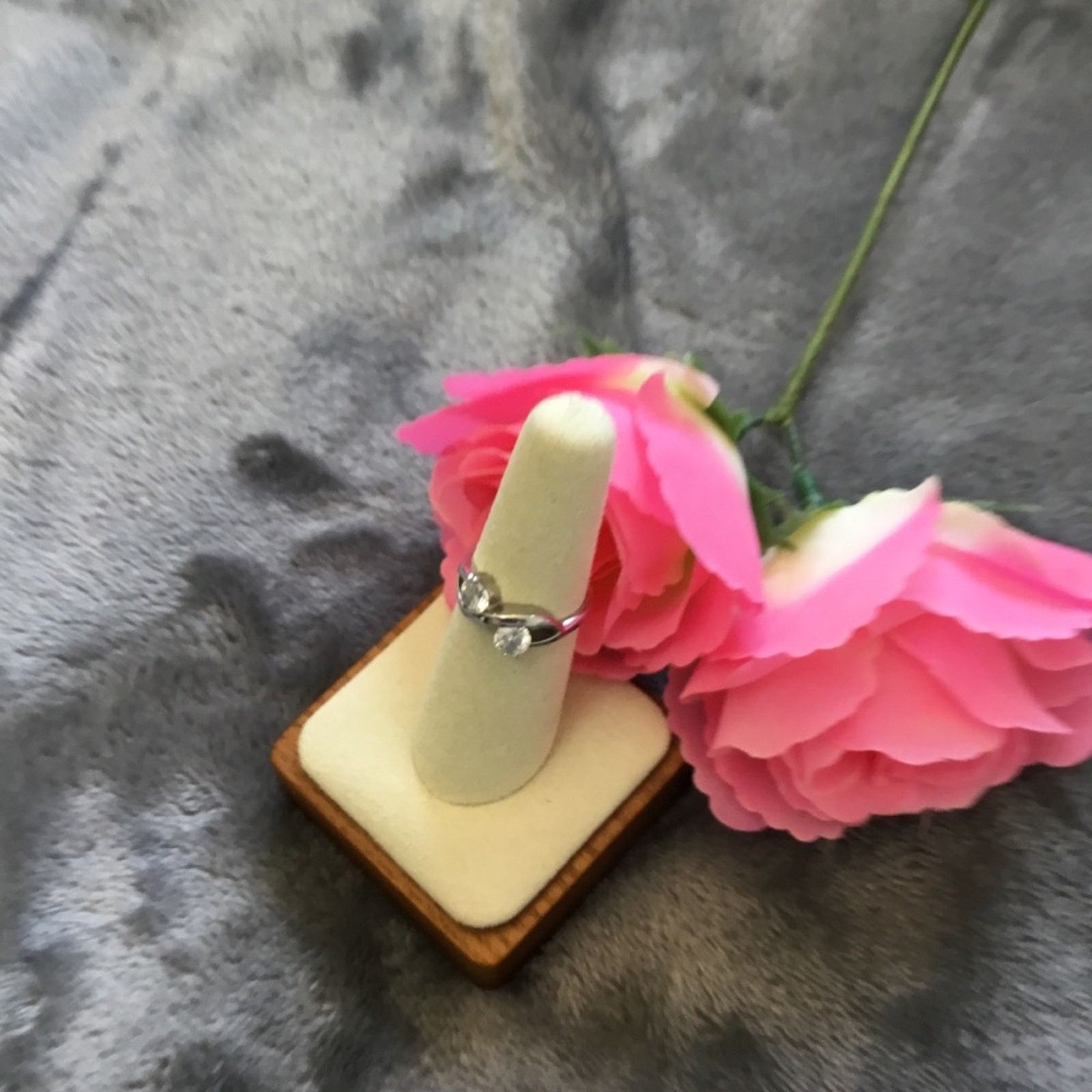 Other Silver S Crystals Ring Size ONE SIZE - 2 Thumbnail