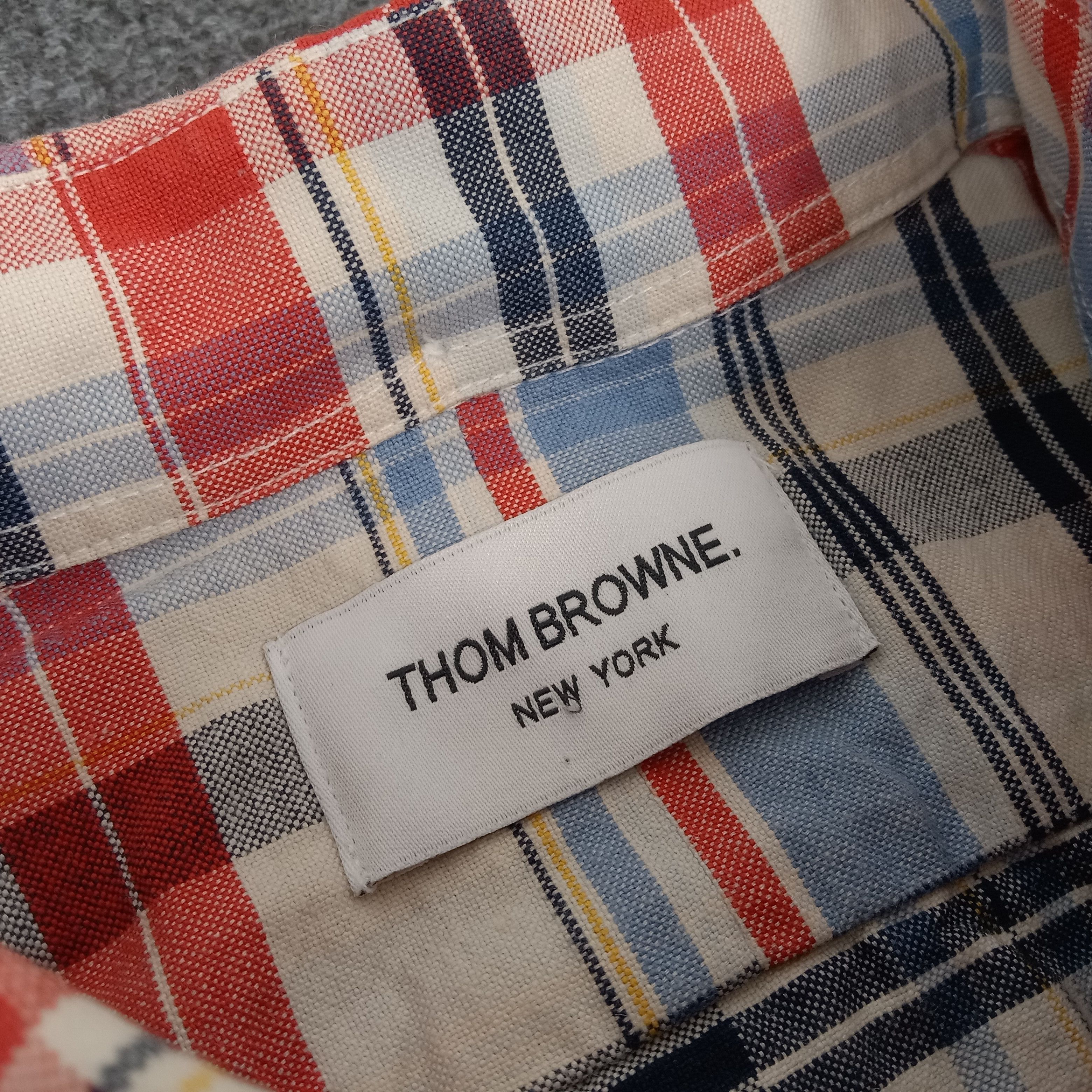 Designer × Thom Browne × Vintage Thom Browne American Brand Shirt Button Up Size US L / EU 52-54 / 3 - 5 Thumbnail