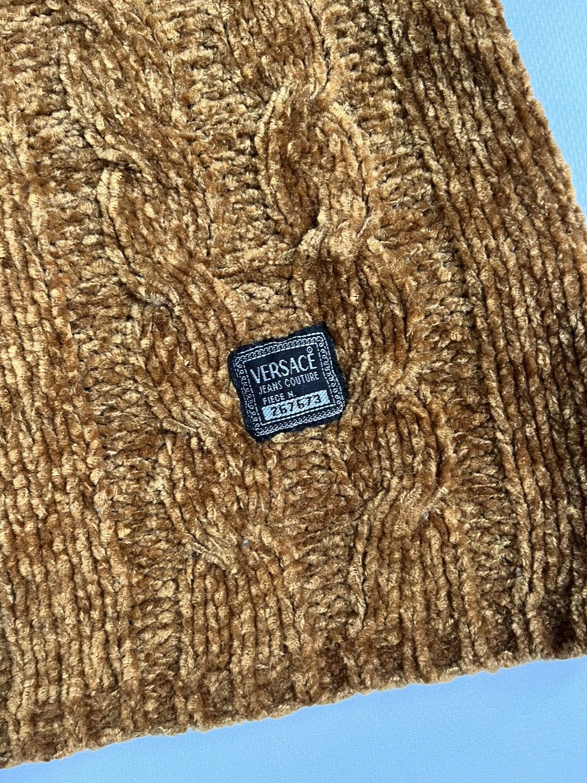 Versace Jeans Couture Vintage 90s Versace Jeans Couture Wool Acrylic Knit Sweater Size L / US 10 / IT 46 - 5 Thumbnail