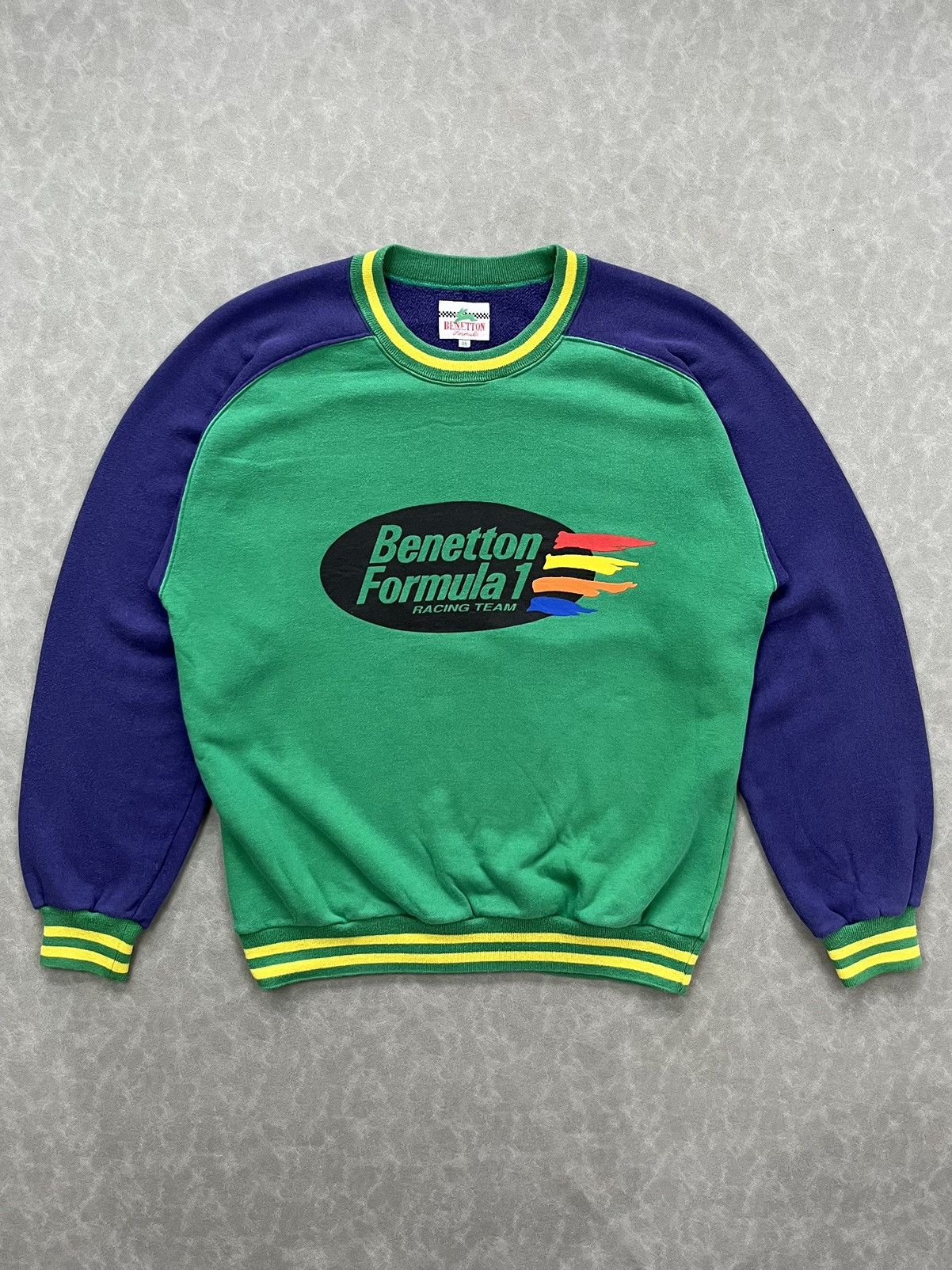 Benetton 90s Benetton F1 Racing team sweatshirt Size US M / EU 48-50 / 2 - 1 Thumbnail