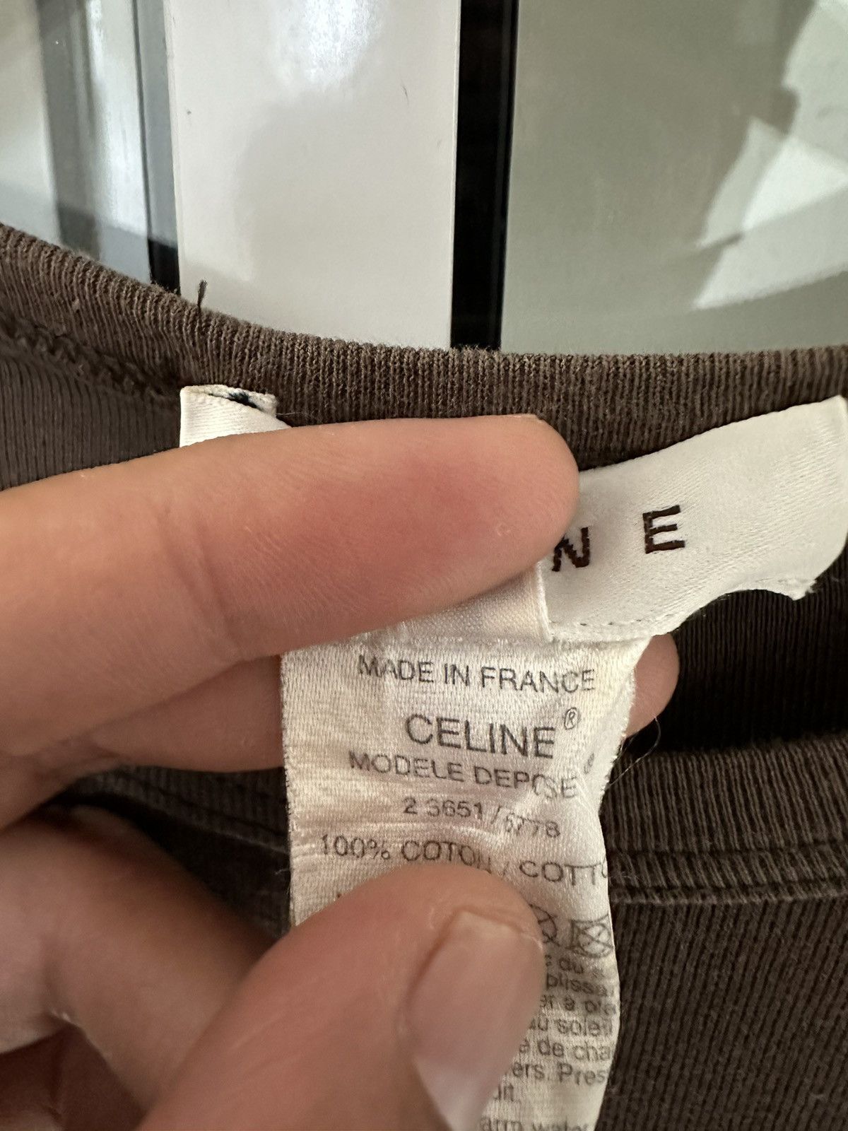 Celine Celine Logo Tank Top Made In France Size US XS / EU 42 / 0 - 7 Thumbnail