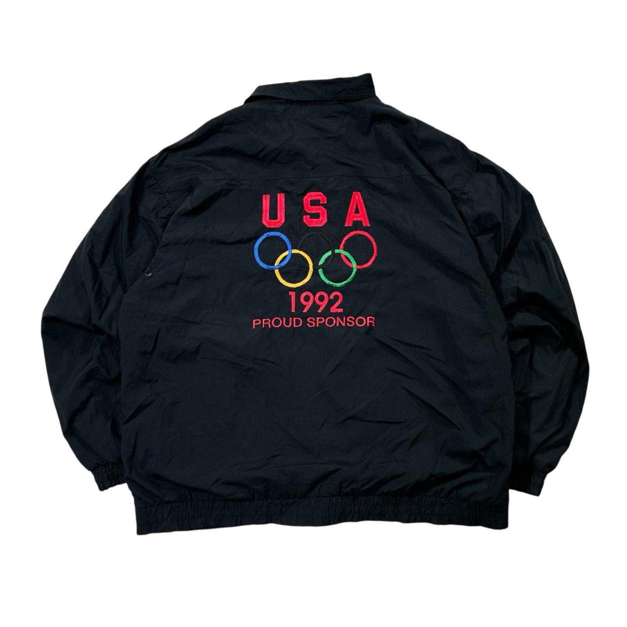Vintage Vintage 1992 Rare Olympics USA Embroidered Windbreaker Size US XXL / EU 58 / 5 - 4 Thumbnail